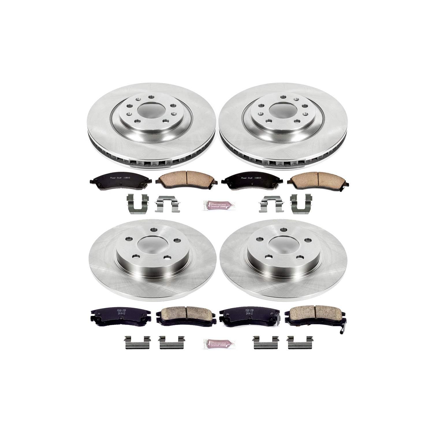 Power Stop 04-05 Pontiac Bonneville Front & Rear Autospecialty Brake Kit