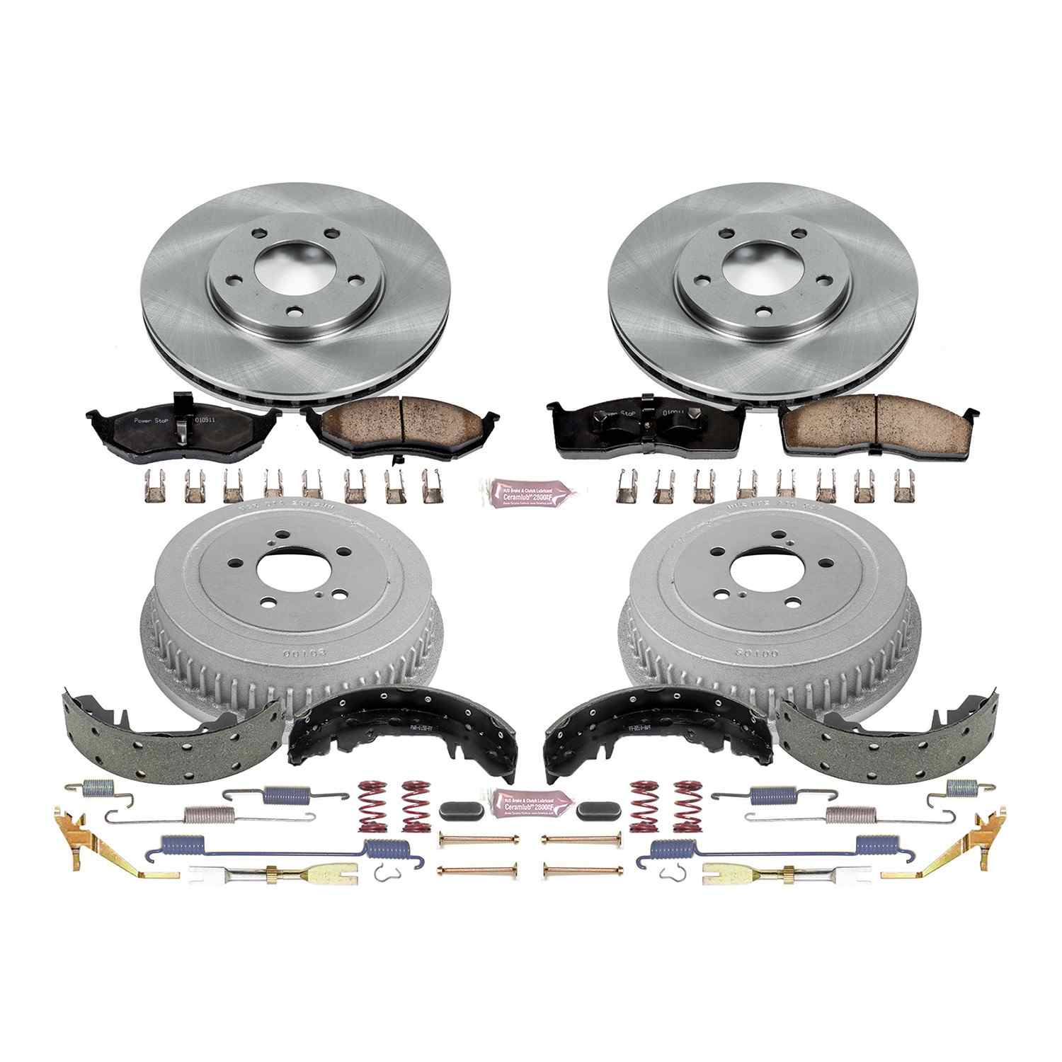 Power Stop 1996 Chrysler Town & Country Front & Rear Autospecialty Brake Kit
