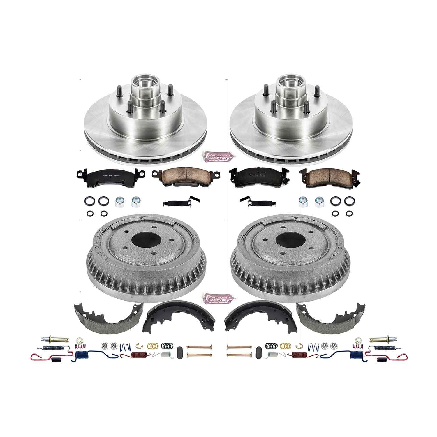 Power Stop 1985 Buick Electra Front & Rear Autospecialty Brake Kit