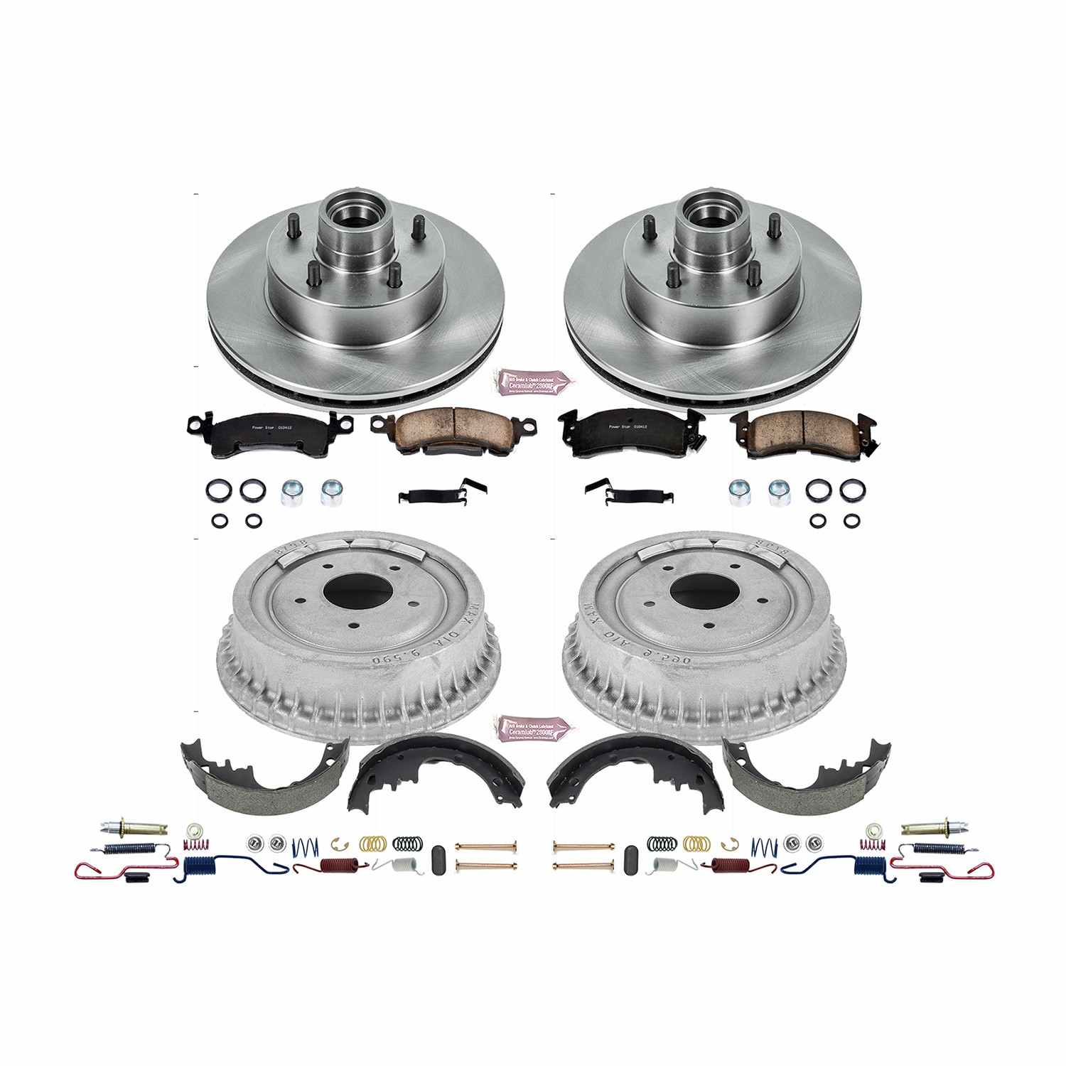 Power Stop 1975 Buick Skylark Front & Rear Autospecialty Brake Kit