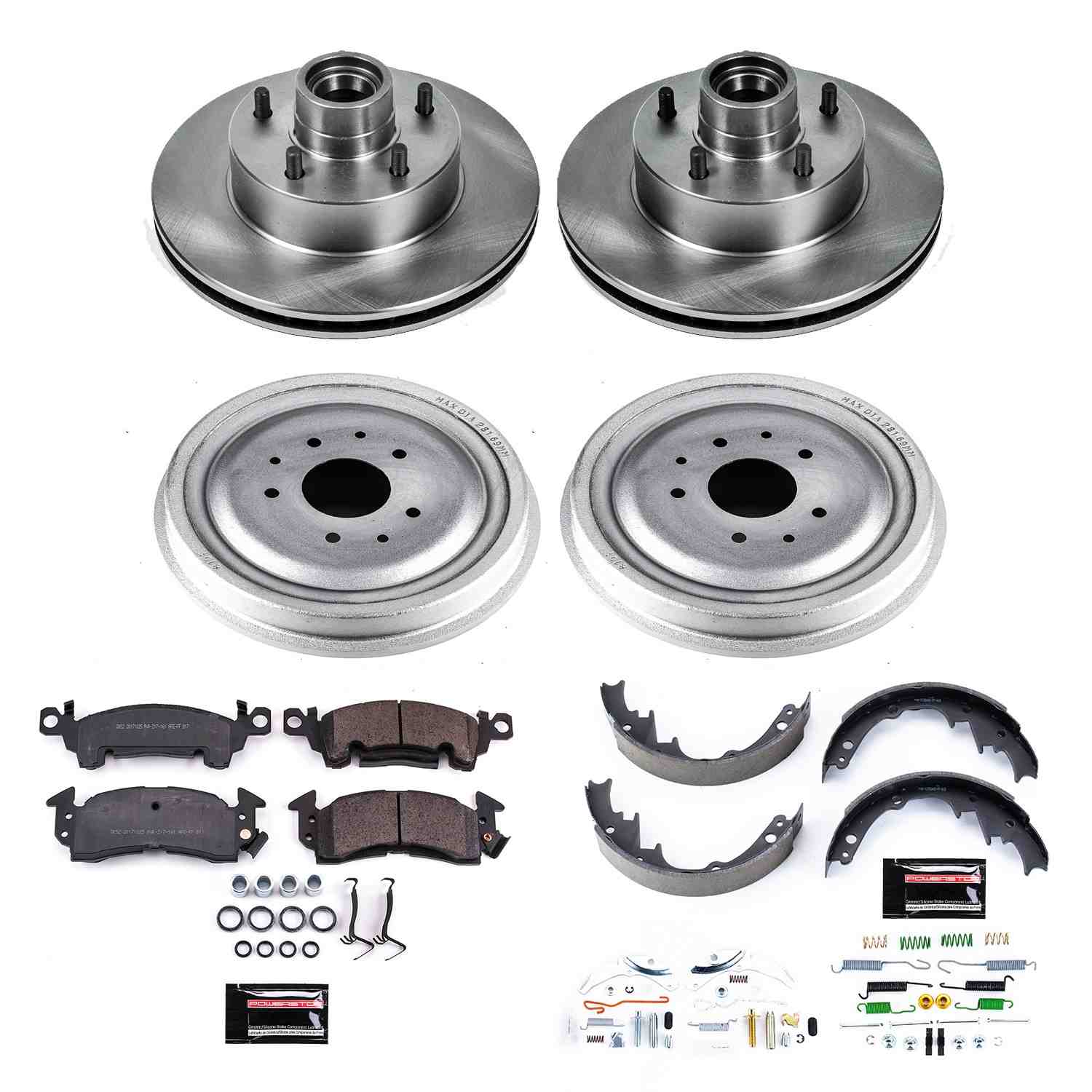 Power Stop 1971 Chevrolet G10 Van Front & Rear Autospecialty Brake Kit