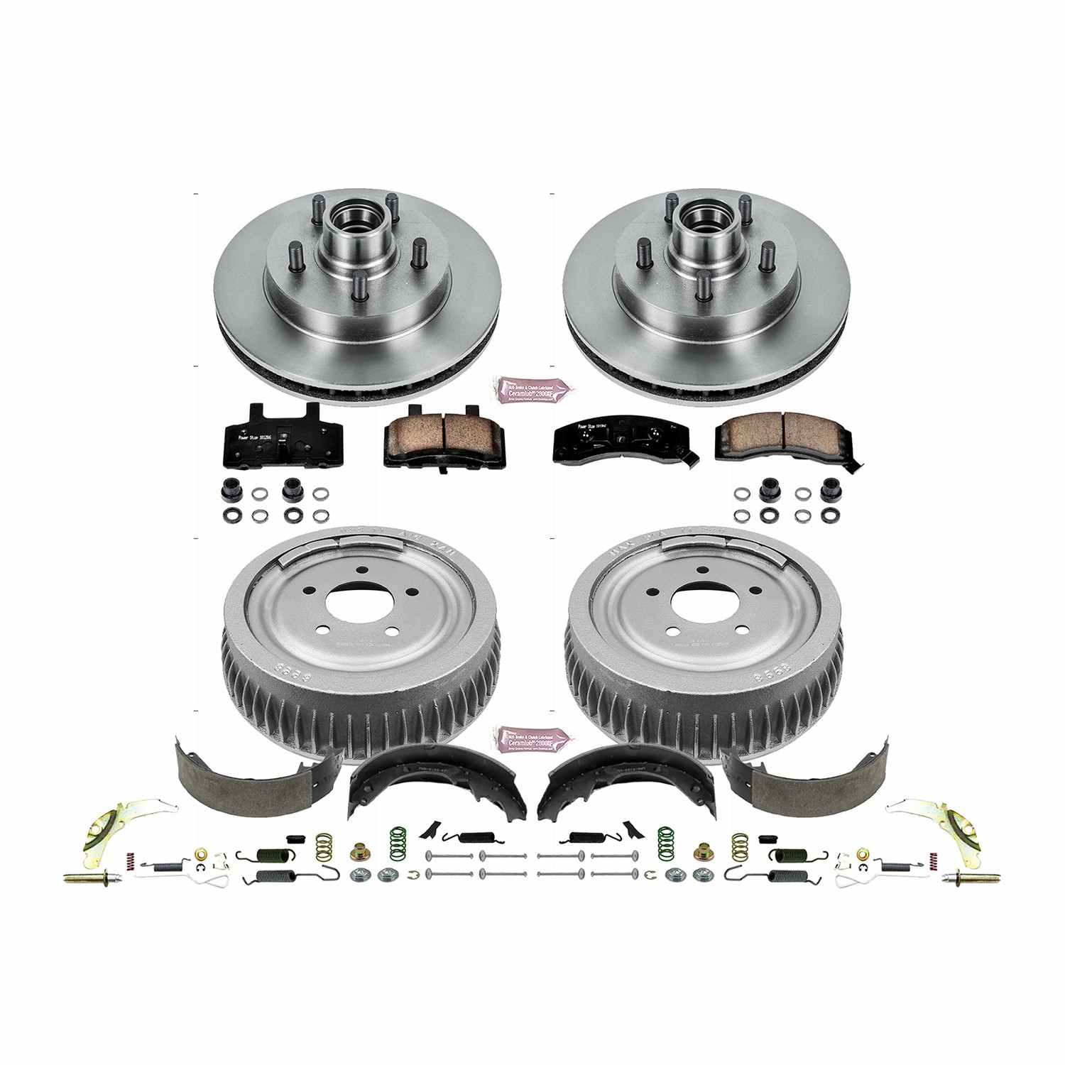 Power Stop 98-00 Chevrolet Tahoe 2WD Front & Rear Autospecialty Brake Kit