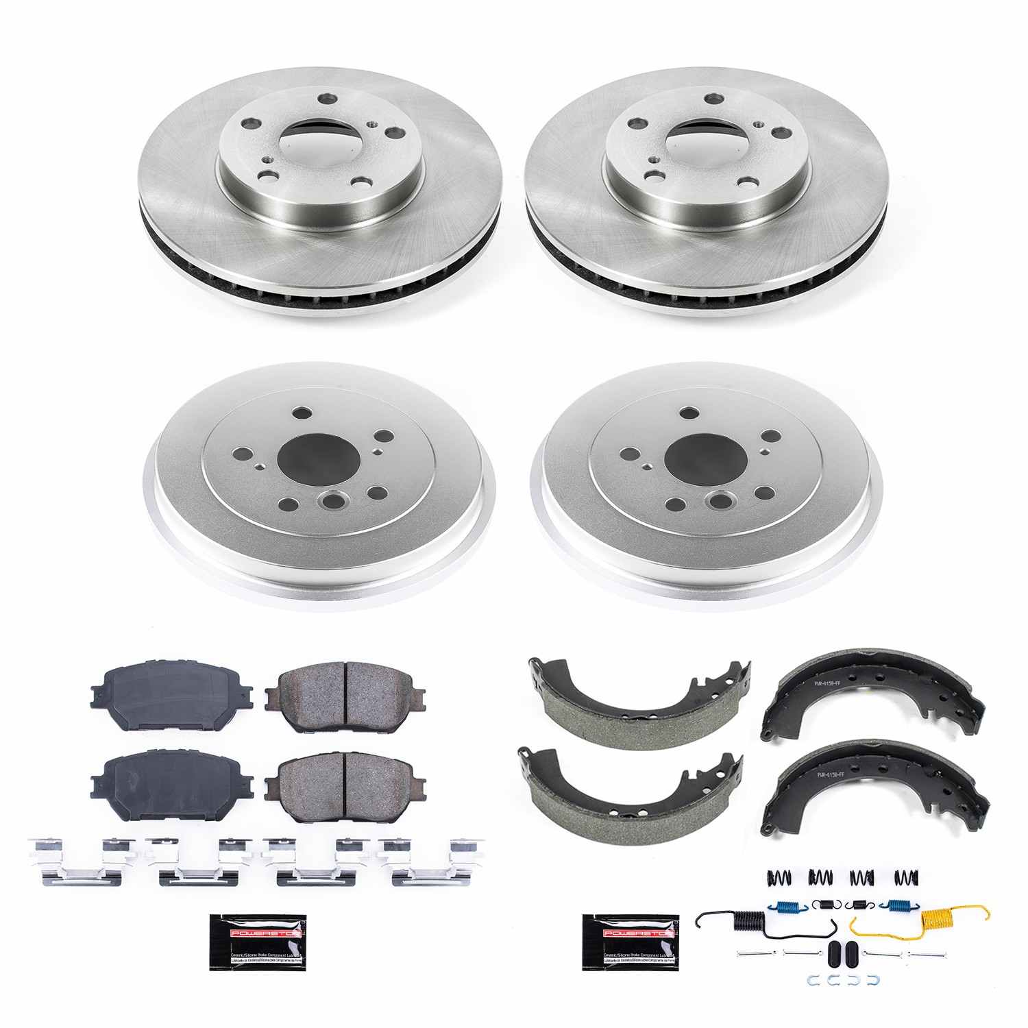 Power Stop 02-04 Toyota Camry Front & Rear Autospecialty Brake Kit