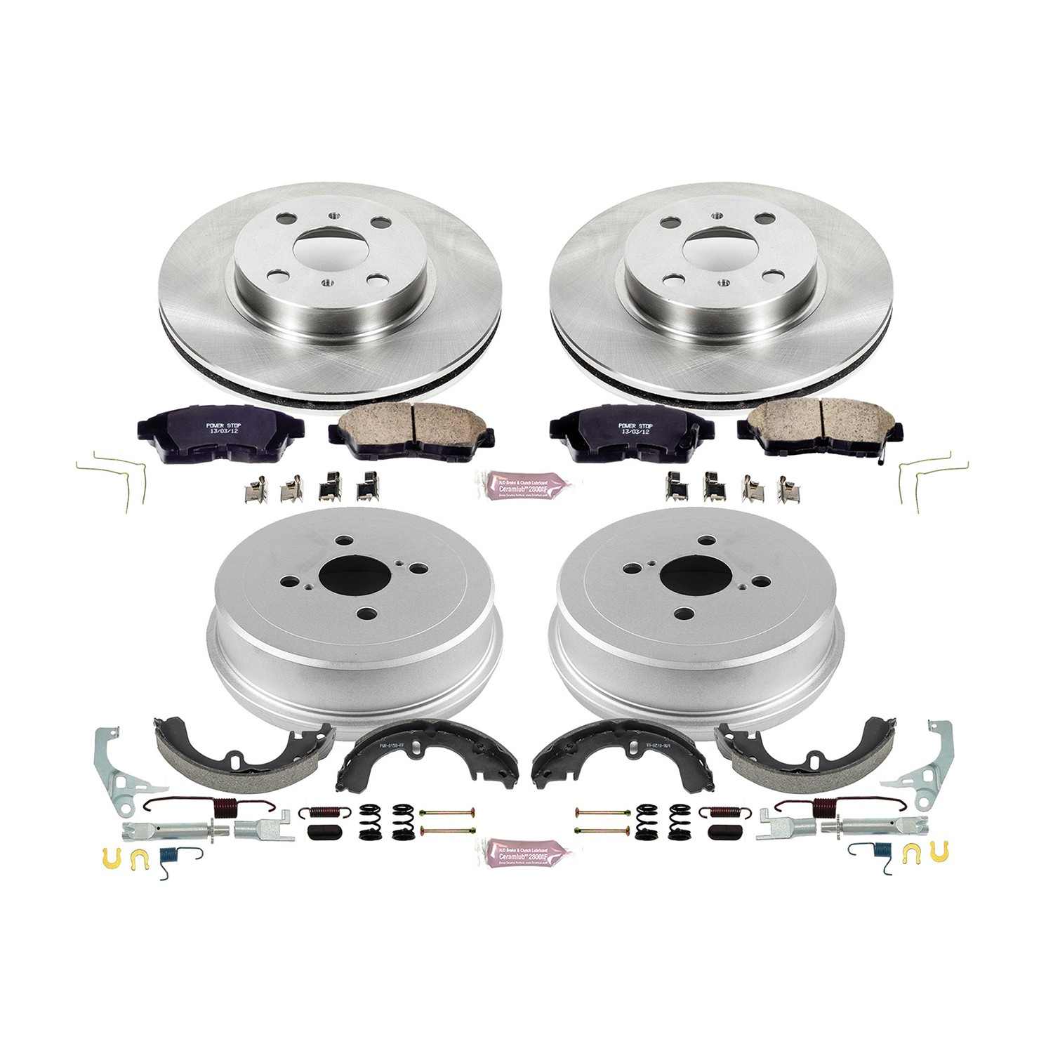 Power Stop 93-97 Toyota Corolla Front & Rear Autospecialty Brake Kit