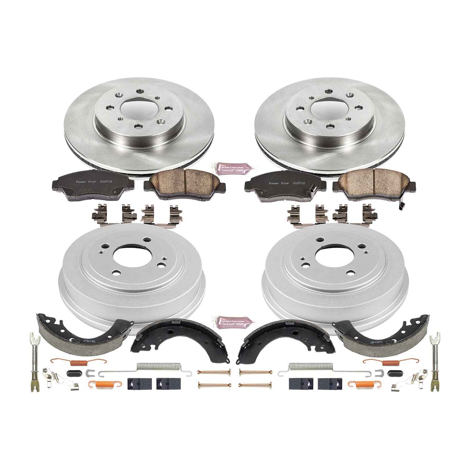 Power Stop 07-08 Honda Fit Front & Rear Autospecialty Brake Kit