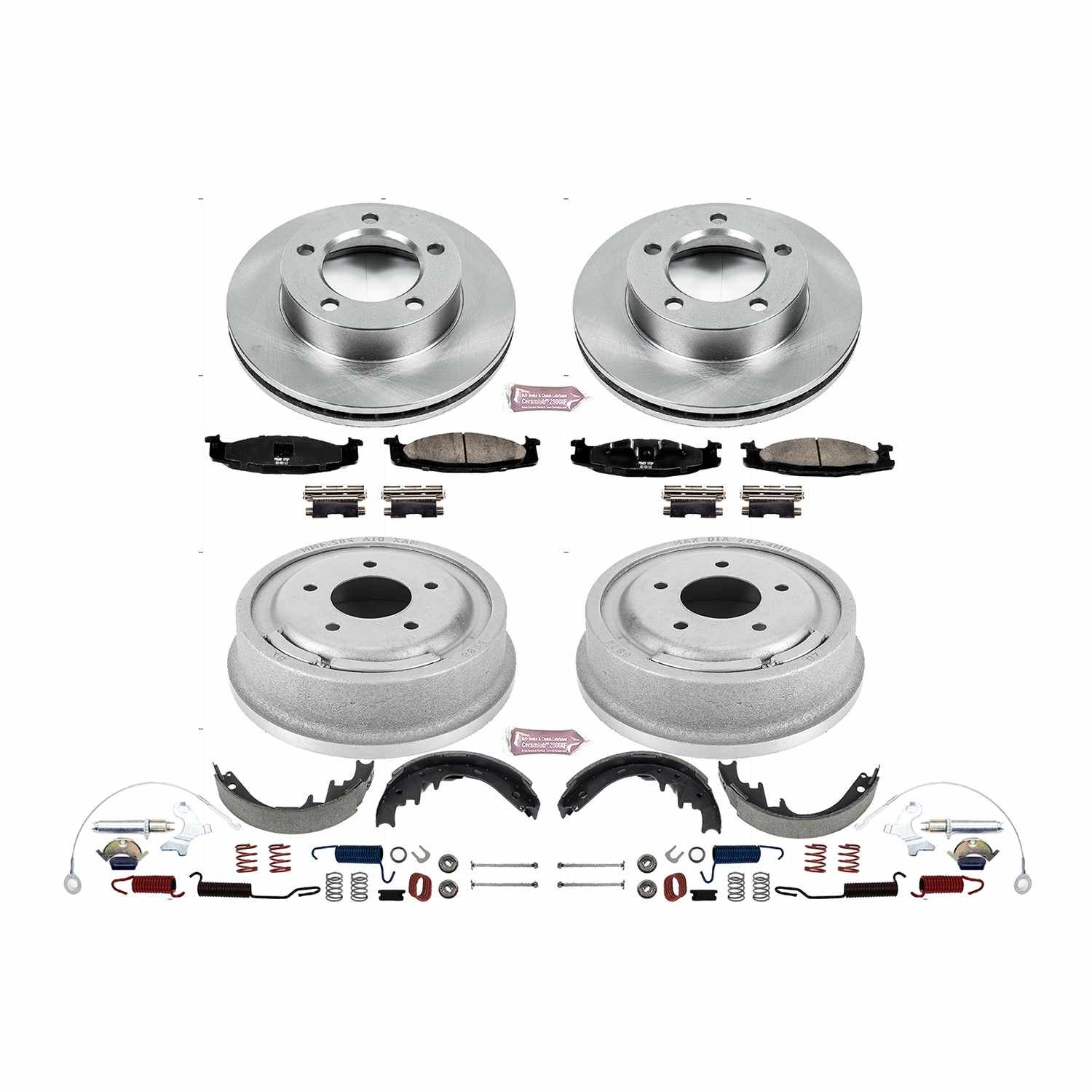 Power Stop 94-96 Ford F-150 4WD Front & Rear Autospecialty Brake Kit