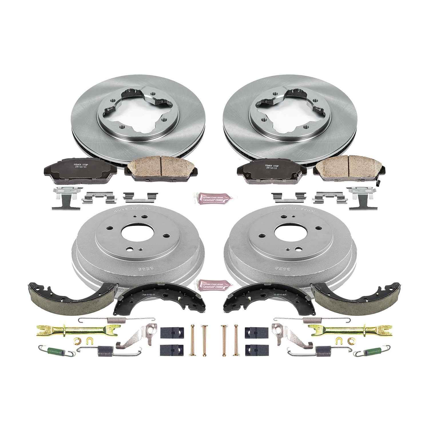 Power Stop 90-92 Honda Accord Coupe Front & Rear Autospecialty Brake Kit
