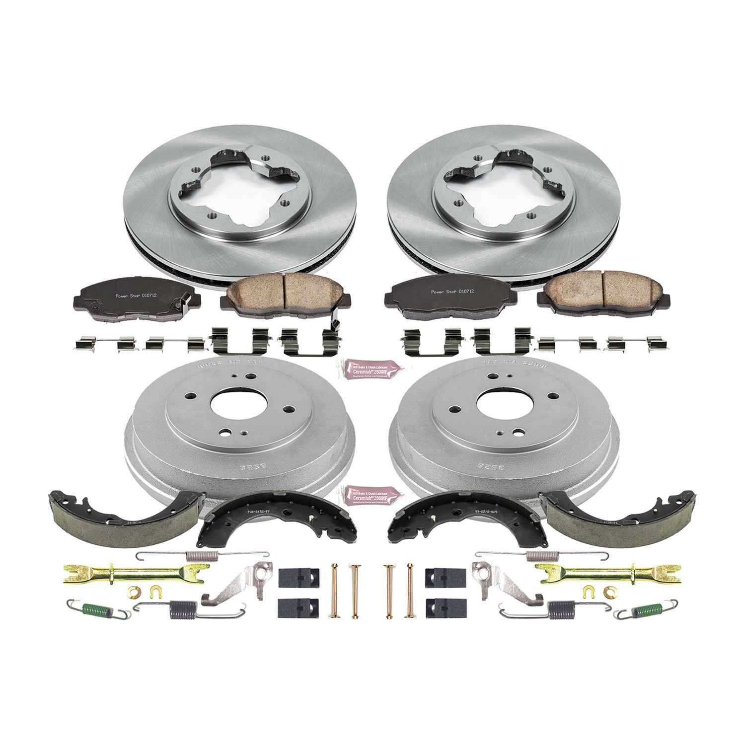 Power Stop 93-97 Honda Accord Coupe Front & Rear Autospecialty Brake Kit