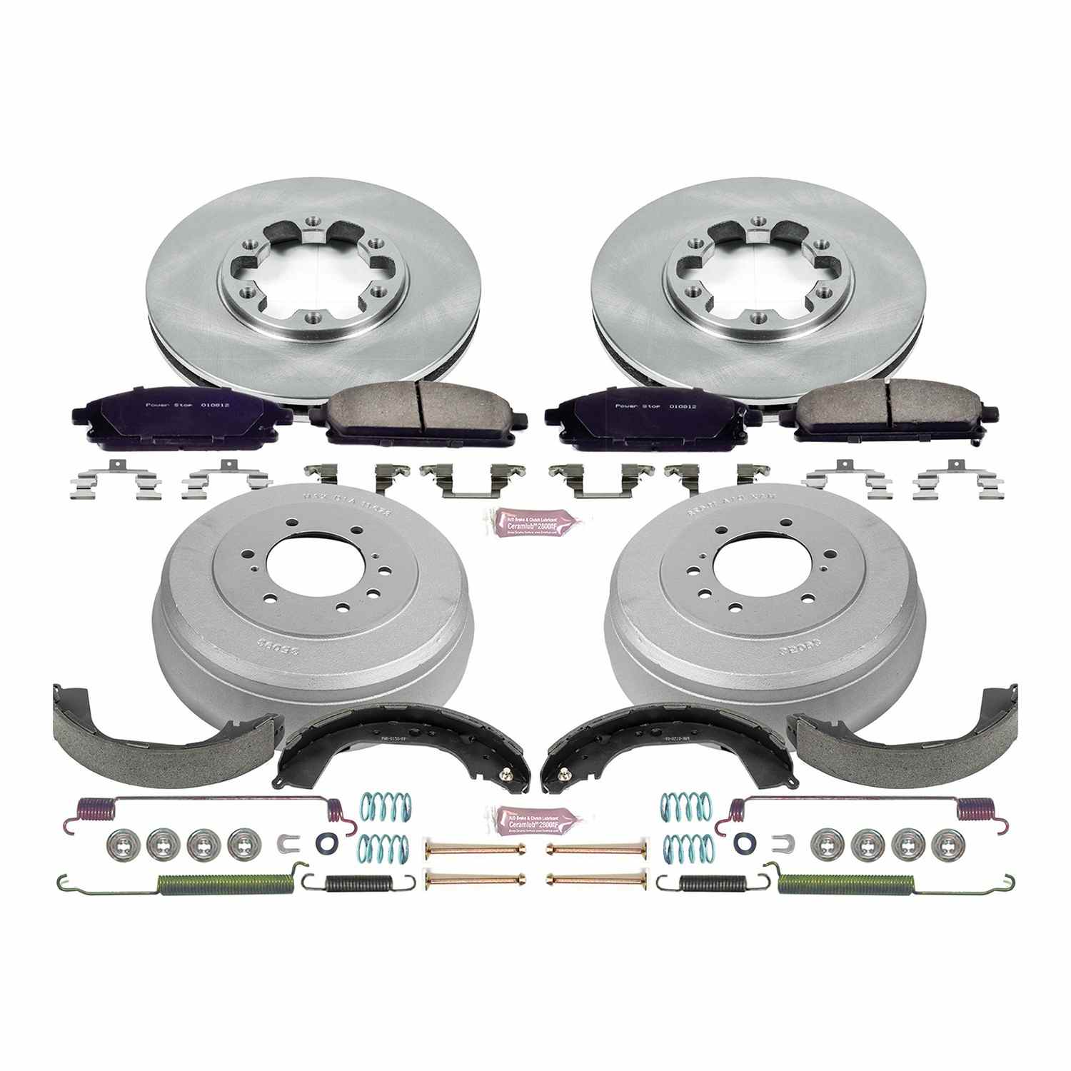 Power Stop 96-98 Nissan Pathfinder Front & Rear Autospecialty Brake Kit