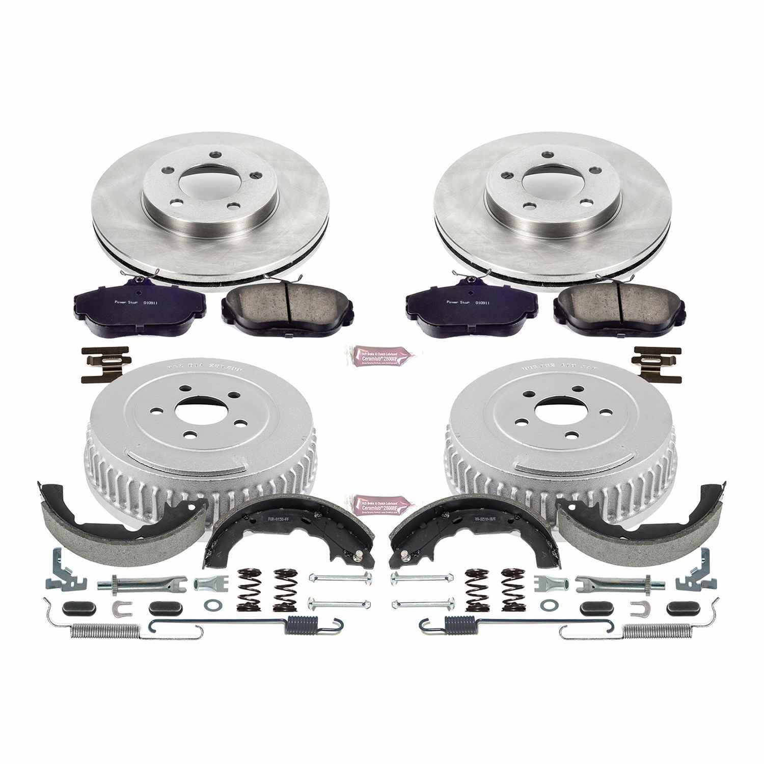 Power Stop 95-98 Ford Windstar Front & Rear Autospecialty Brake Kit