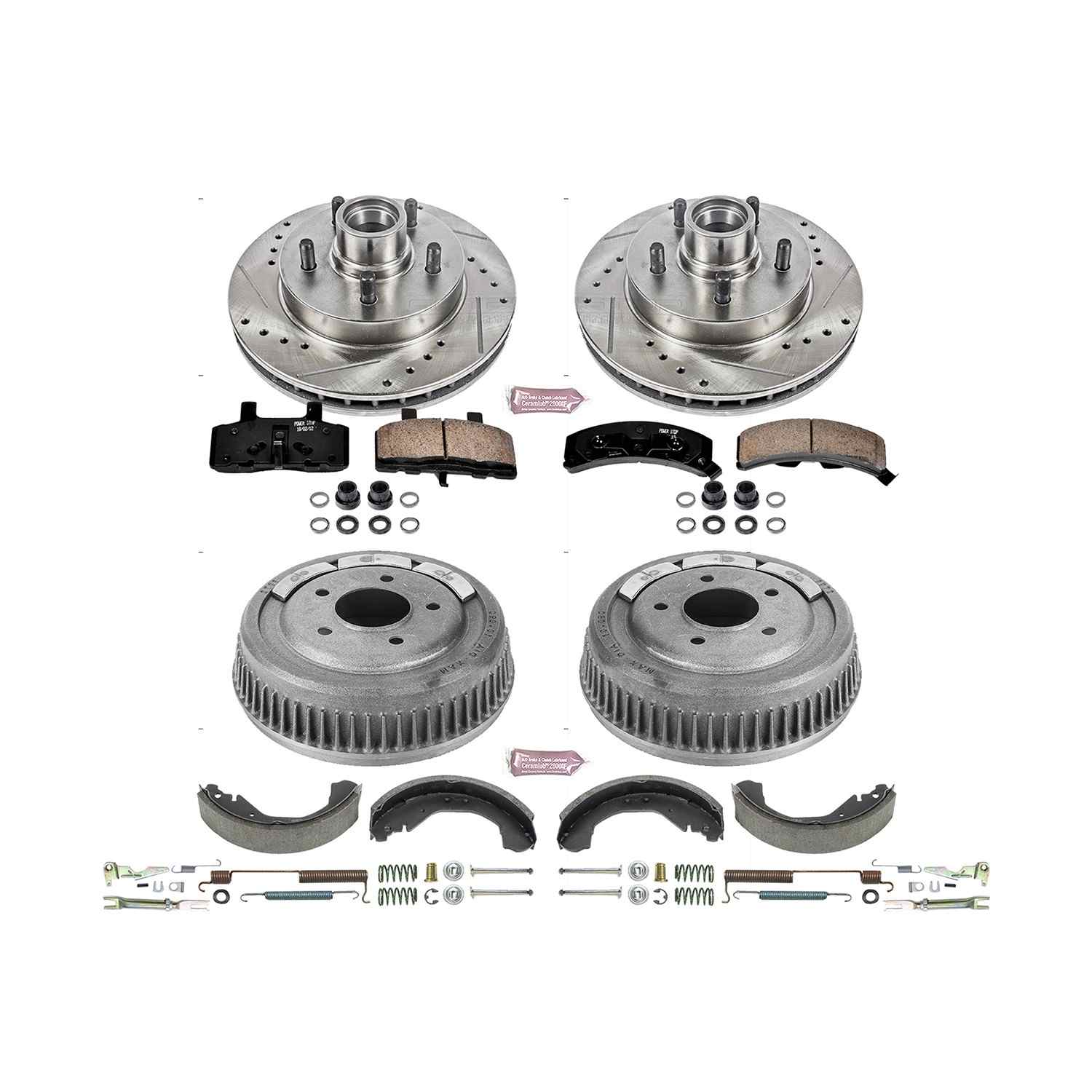 Power Stop 95-00 Chevrolet Tahoe 2WD Front & Rear Autospecialty Brake Kit
