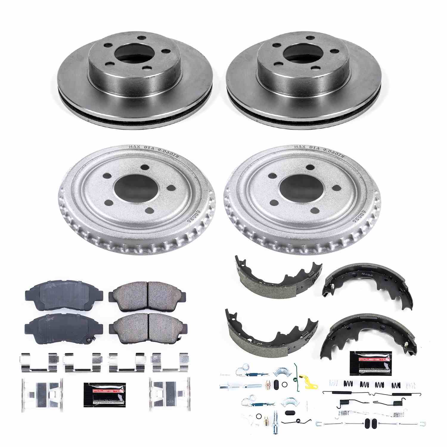 Power Stop 98-02 Ford Ranger 4WD Front & Rear Autospecialty Brake Kit