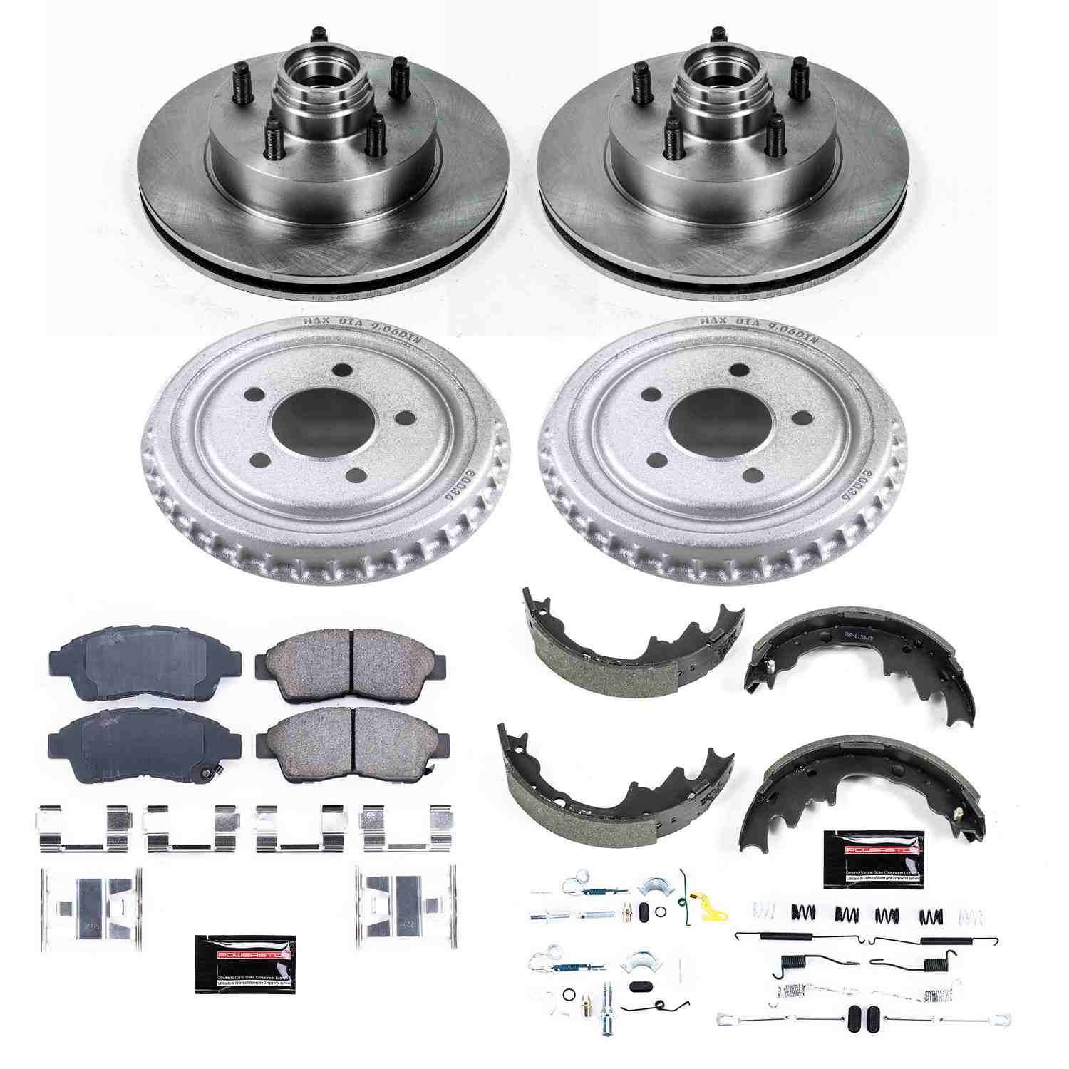 Power Stop 98-02 Ford Ranger RWD Front & Rear Autospecialty Brake Kit