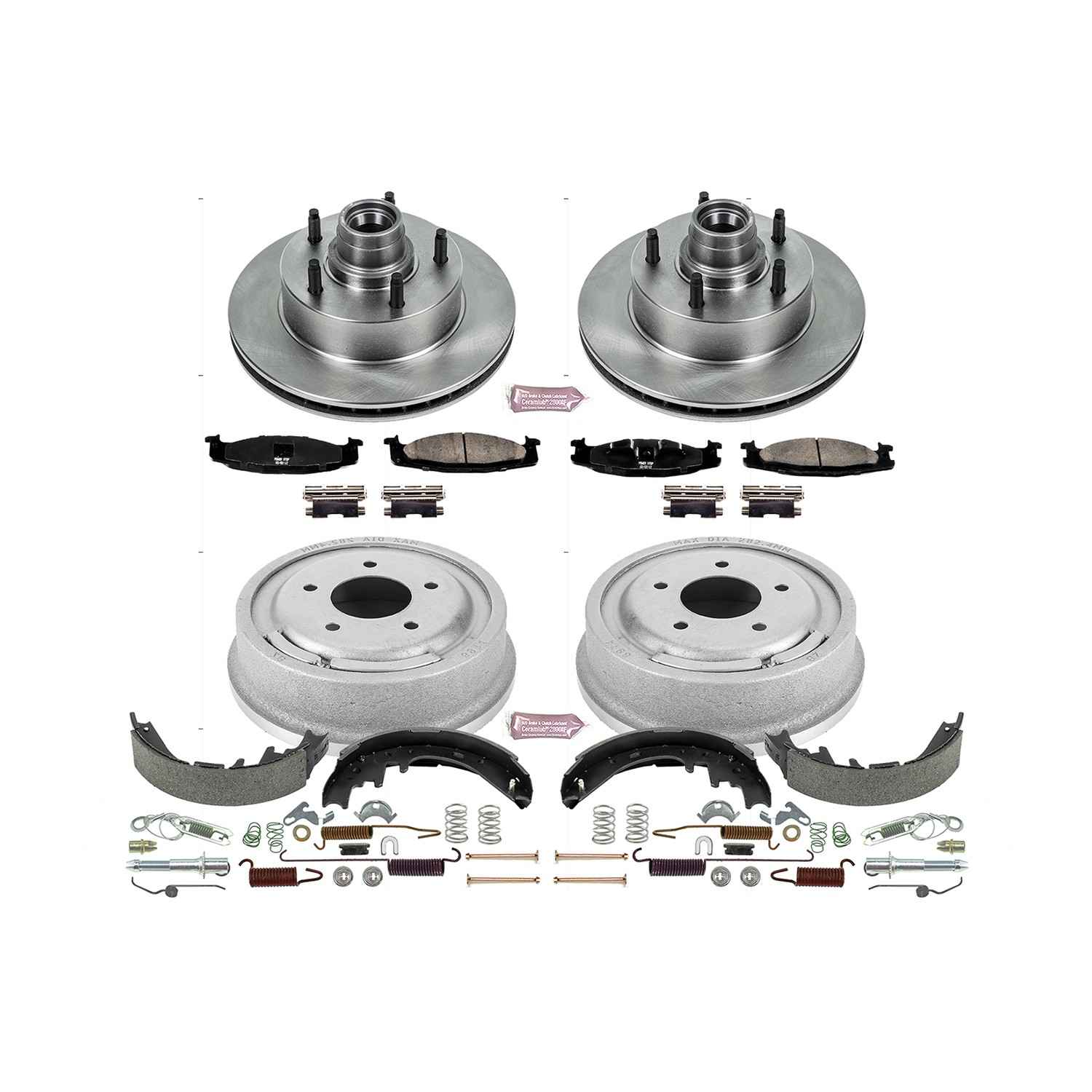 Power Stop 97-99 Ford E-150 Front & Rear Autospecialty Brake Kit