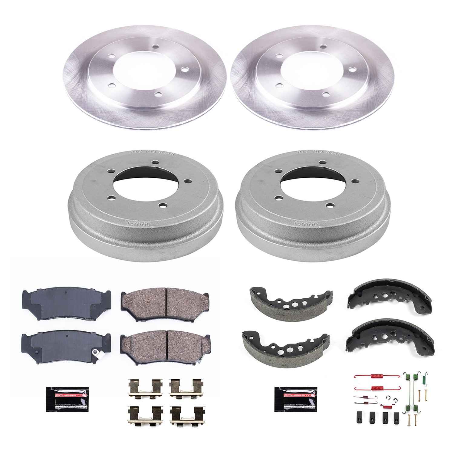 Power Stop 02-04 Chevrolet Tracket Front & Rear Autospecialty Brake Kit