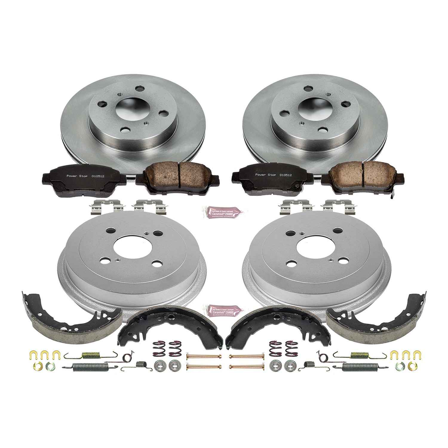 Power Stop 2000 Toyota Echo Front & Rear Autospecialty Brake Kit