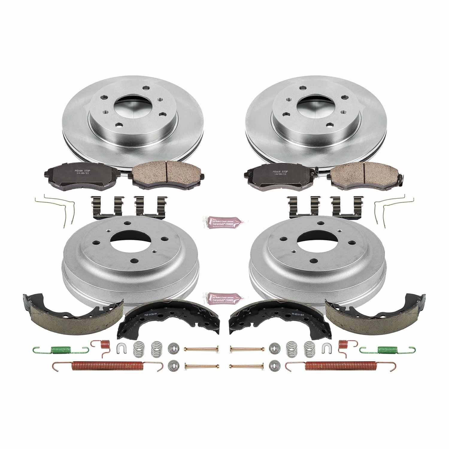Power Stop 02-06 Nissan Sentra Front & Rear Autospecialty Brake Kit