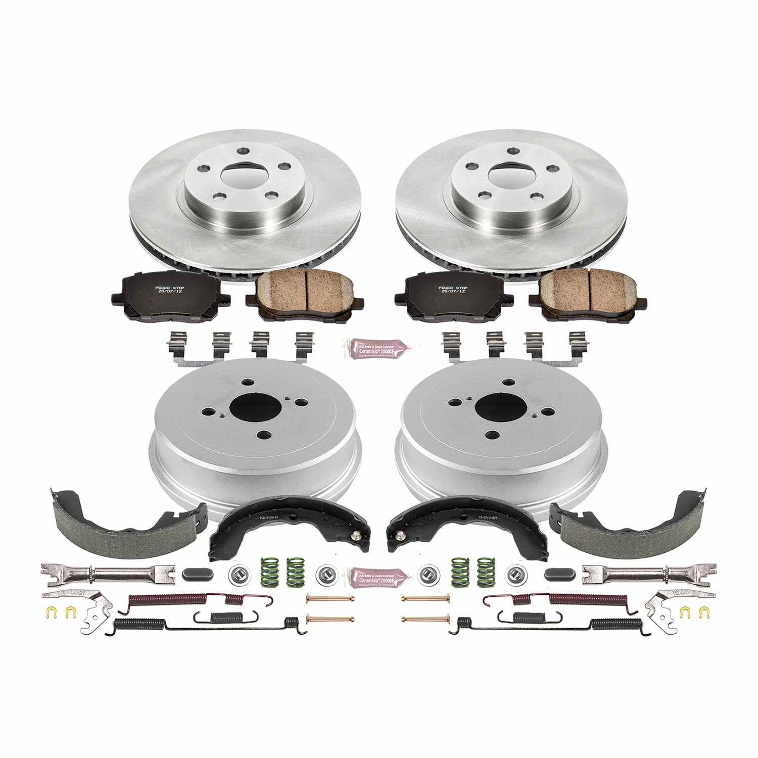 Power Stop 03-08 Pontiac Vibe Front & Rear Autospecialty Brake Kit