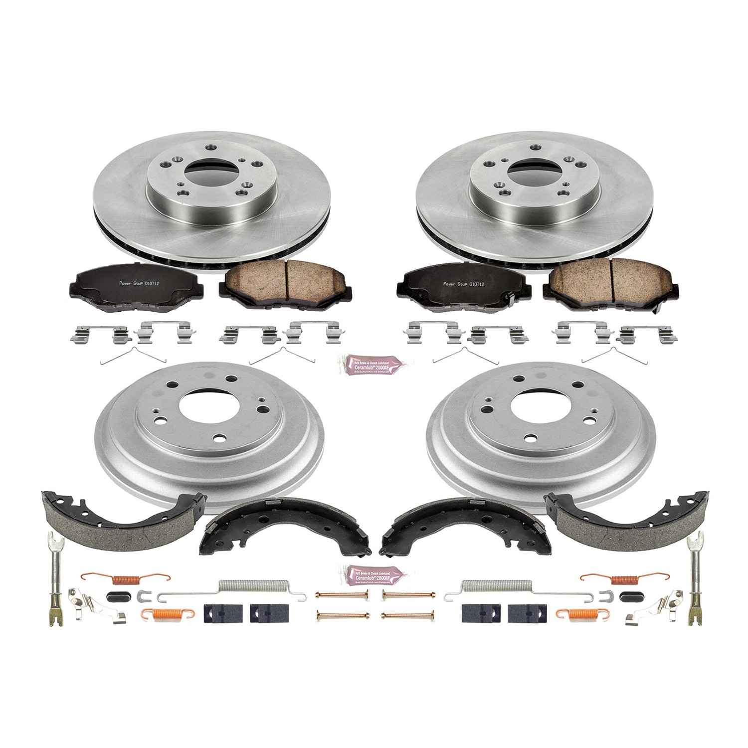 Power Stop 13-15 Honda Civic Coupe Front & Rear Autospecialty Brake Kit
