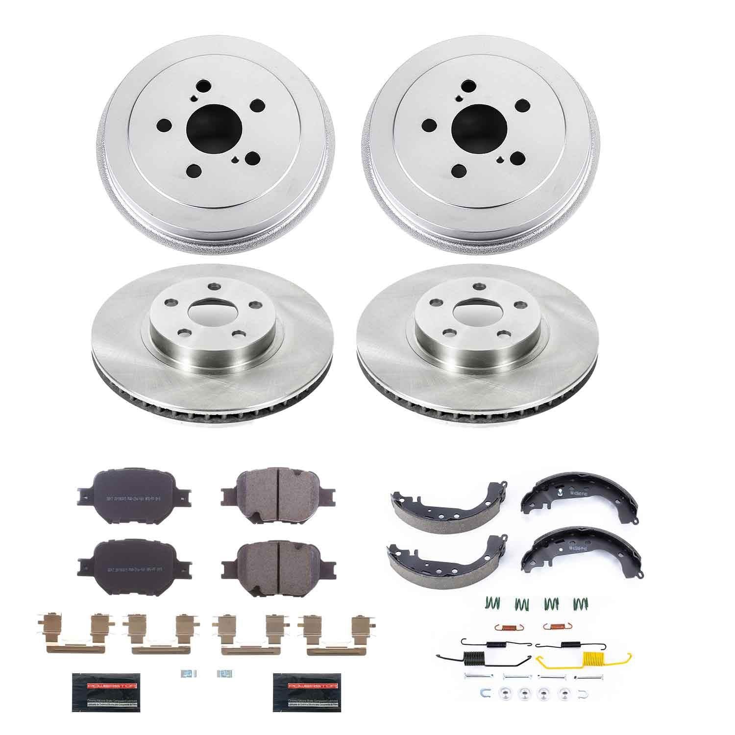 Power Stop 01-05 Toyota Celica Front & Rear Autospecialty Drum Kit