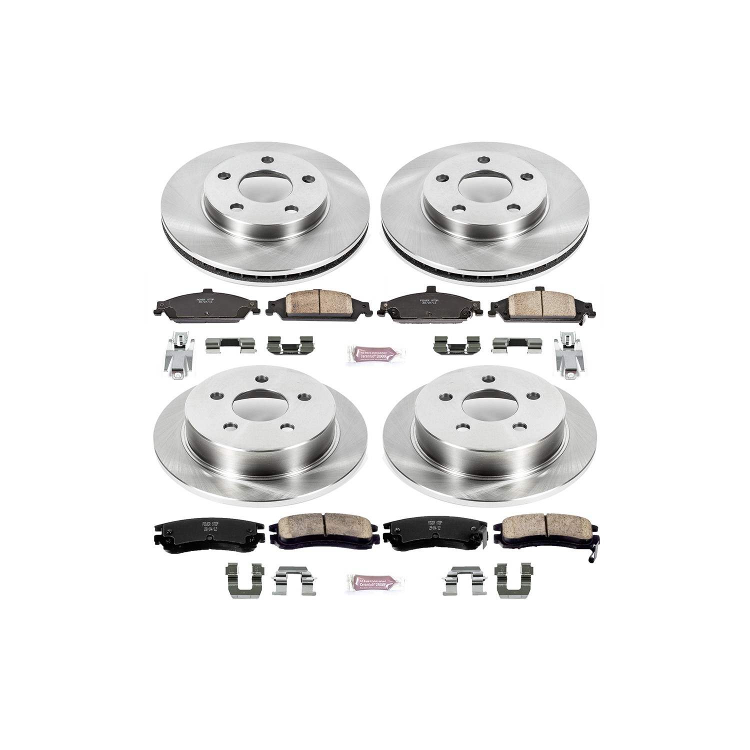 Power Stop 99-04 Oldsmobile Alero Front & Rear Autospecialty Brake Kit