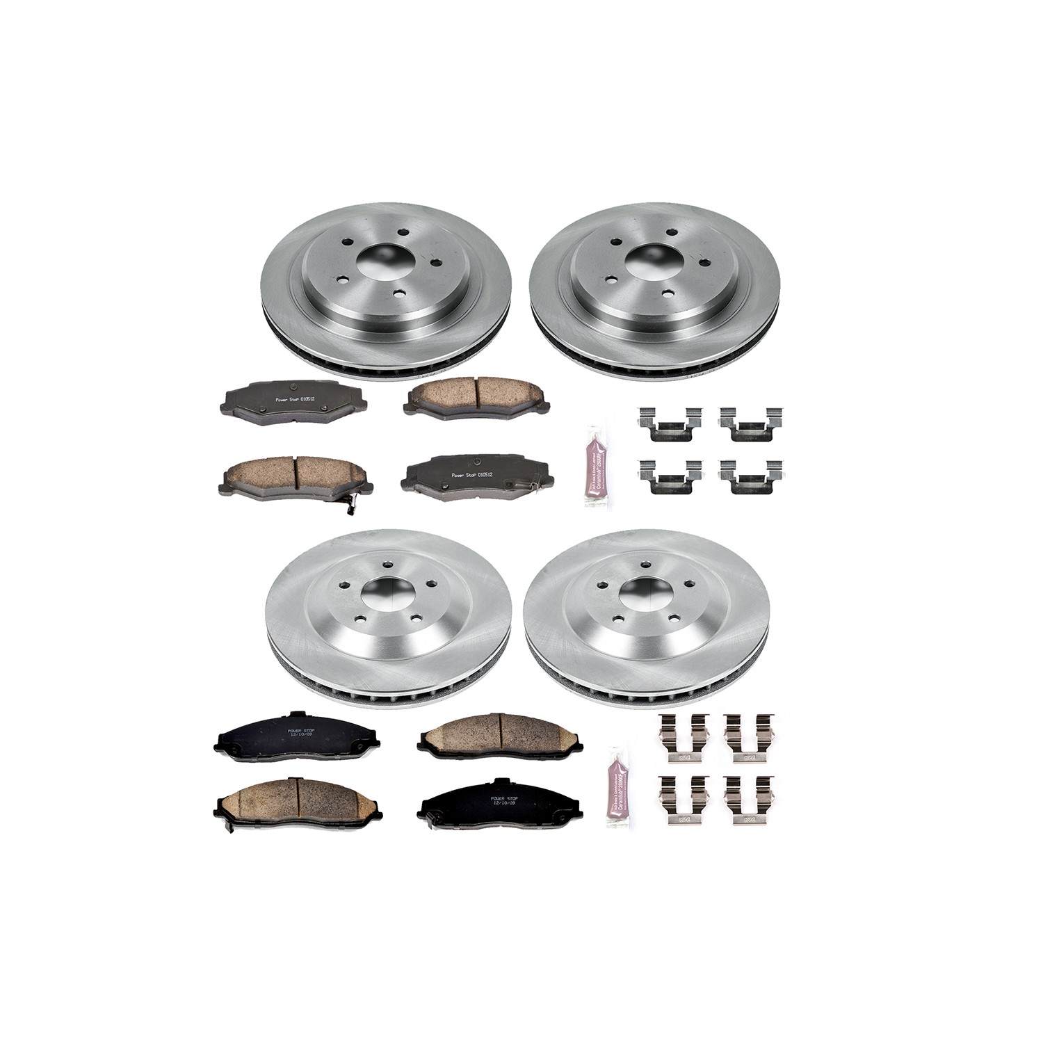 Power Stop 2004 Cadillac XLR Front & Rear Autospecialty Brake Kit