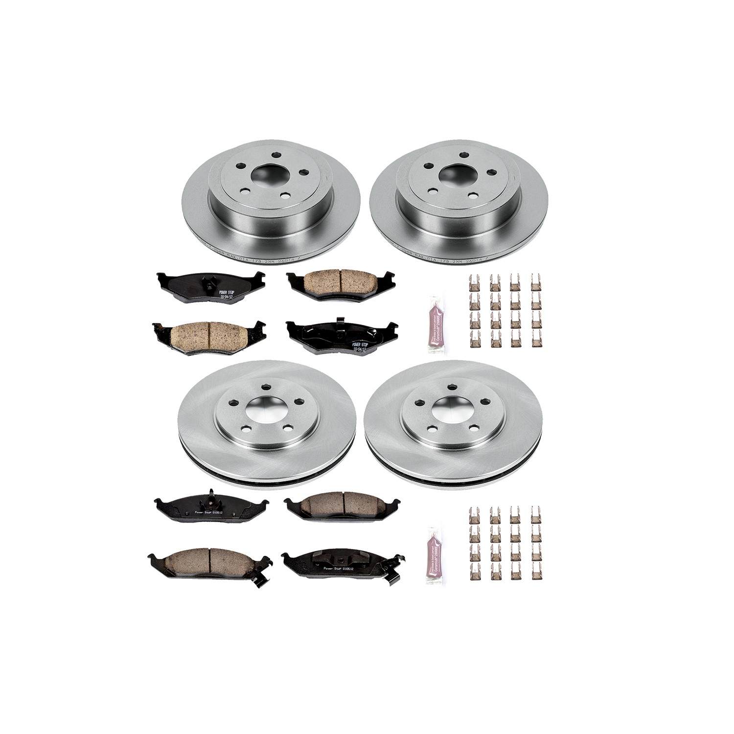 Power Stop 96-00 Plymouth Breeze Front & Rear Autospecialty Brake Kit