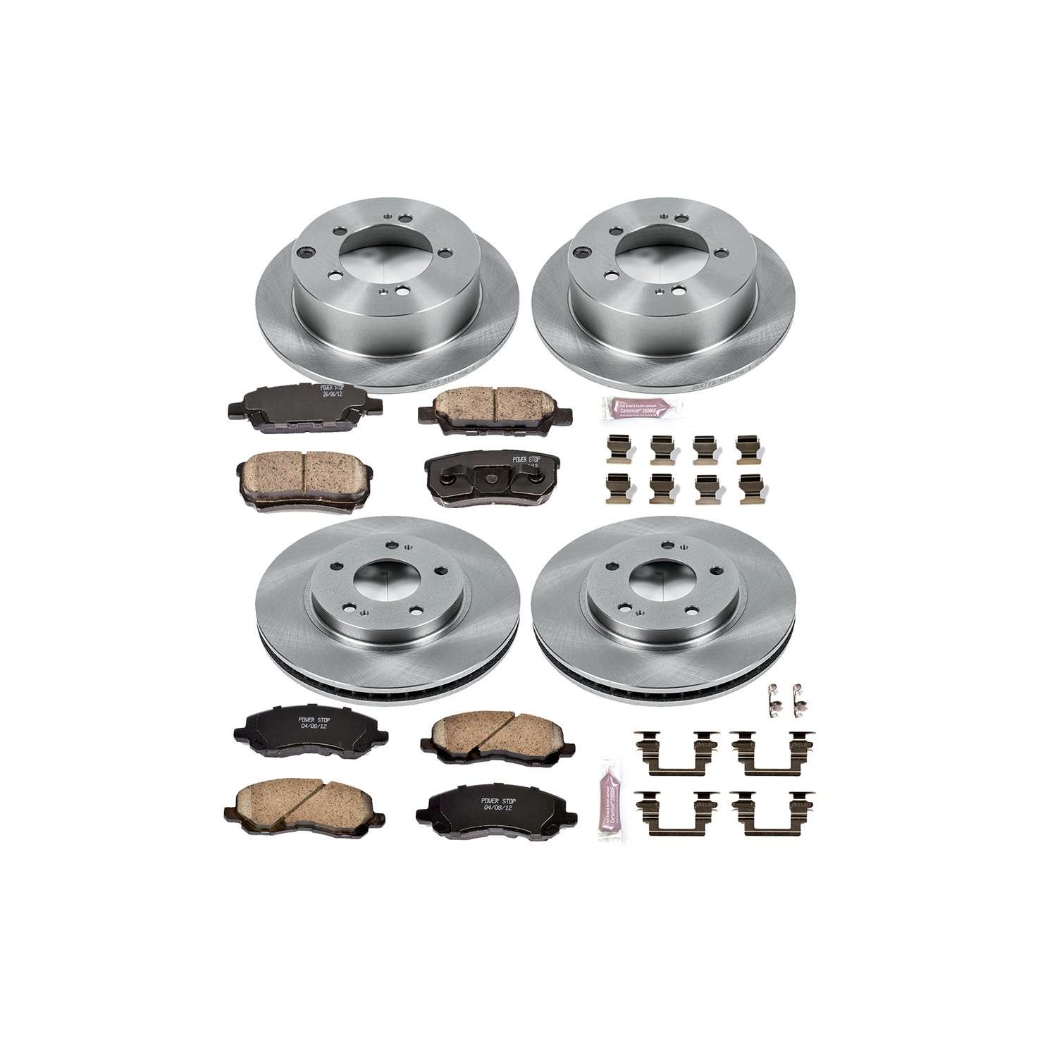 Power Stop 04-06 Mitsubishi Lancer Front & Rear Autospecialty Brake Kit