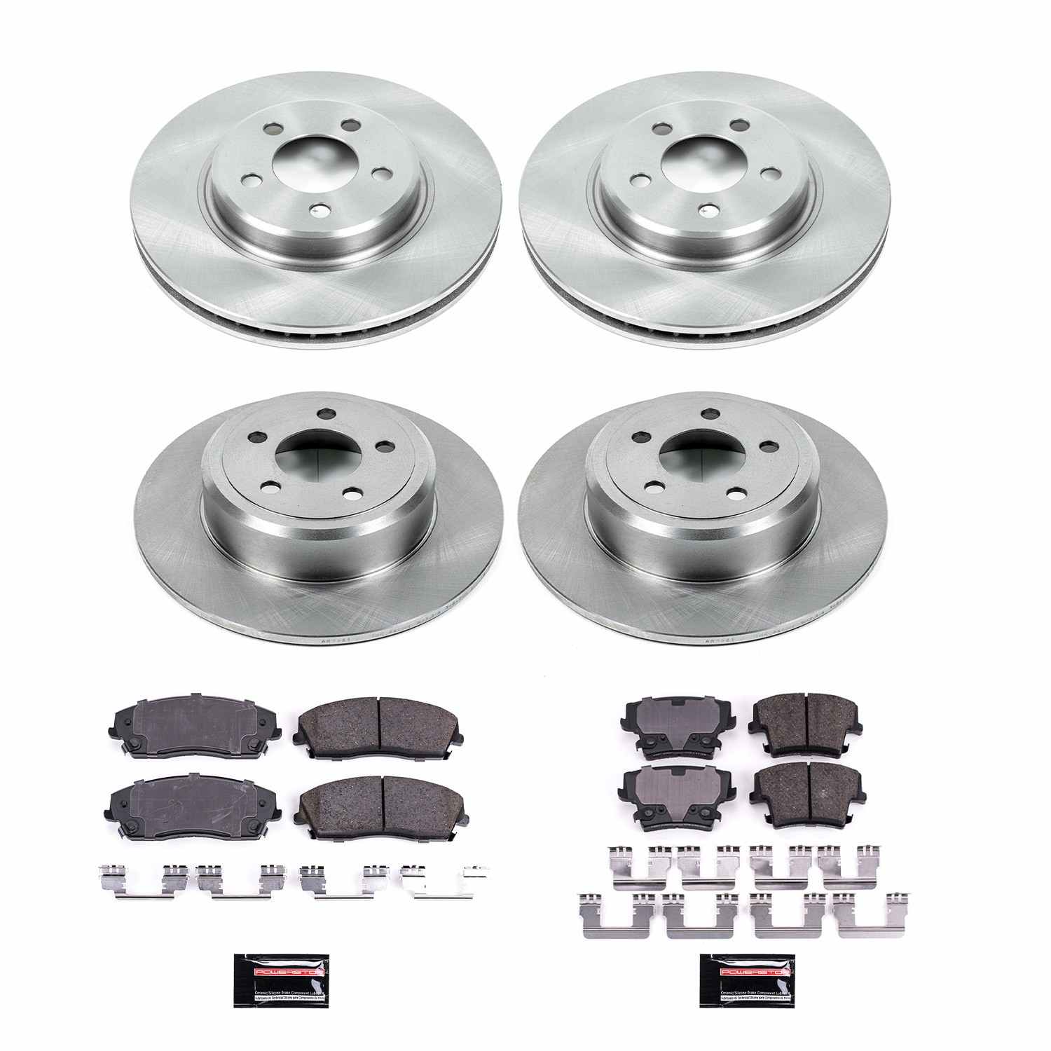 Power Stop 05-19 Chrysler 300 Front & Rear Autospecialty Brake Kit