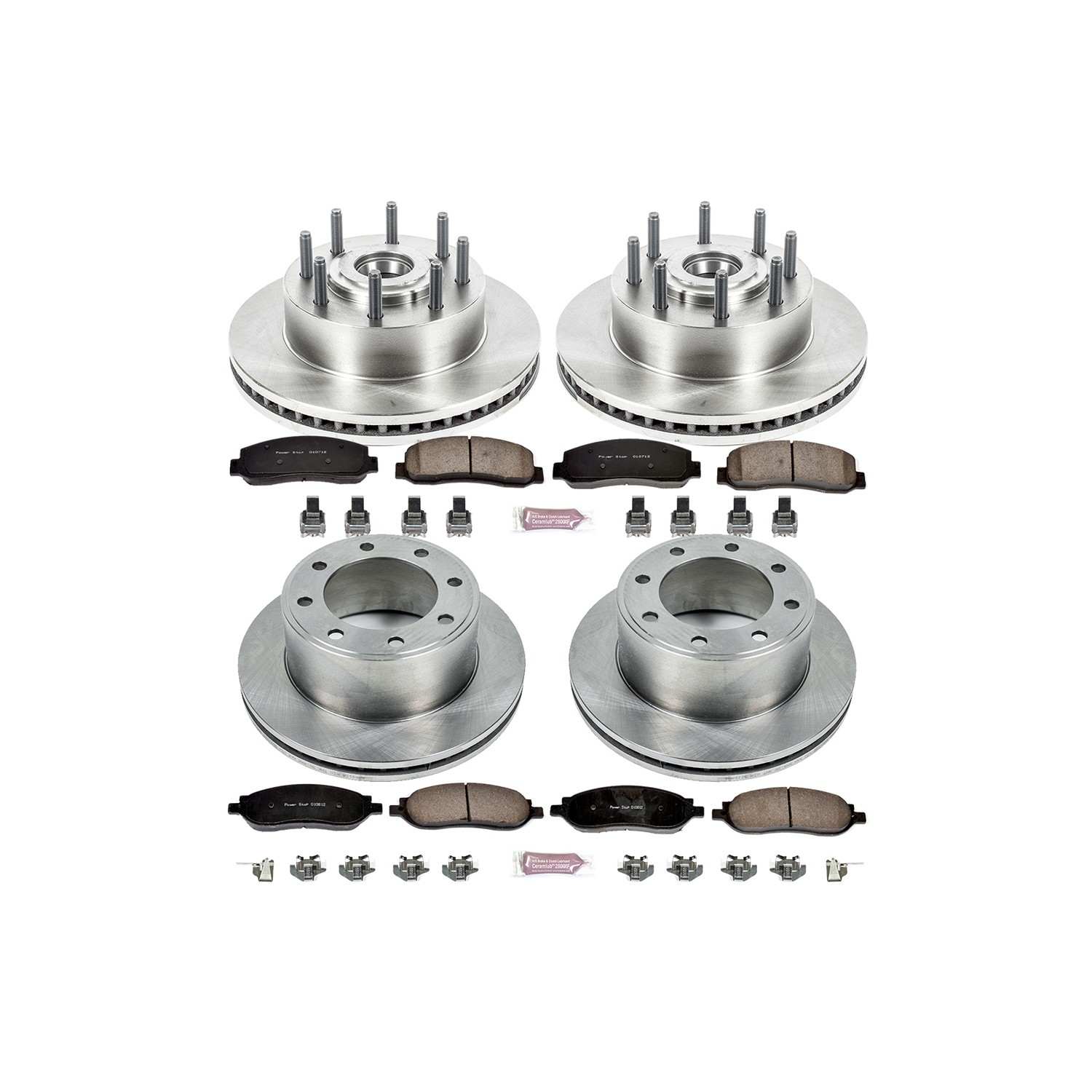 Power Stop 05-07 Ford F-350 Super Duty Front & Rear Autospecialty Brake Kit