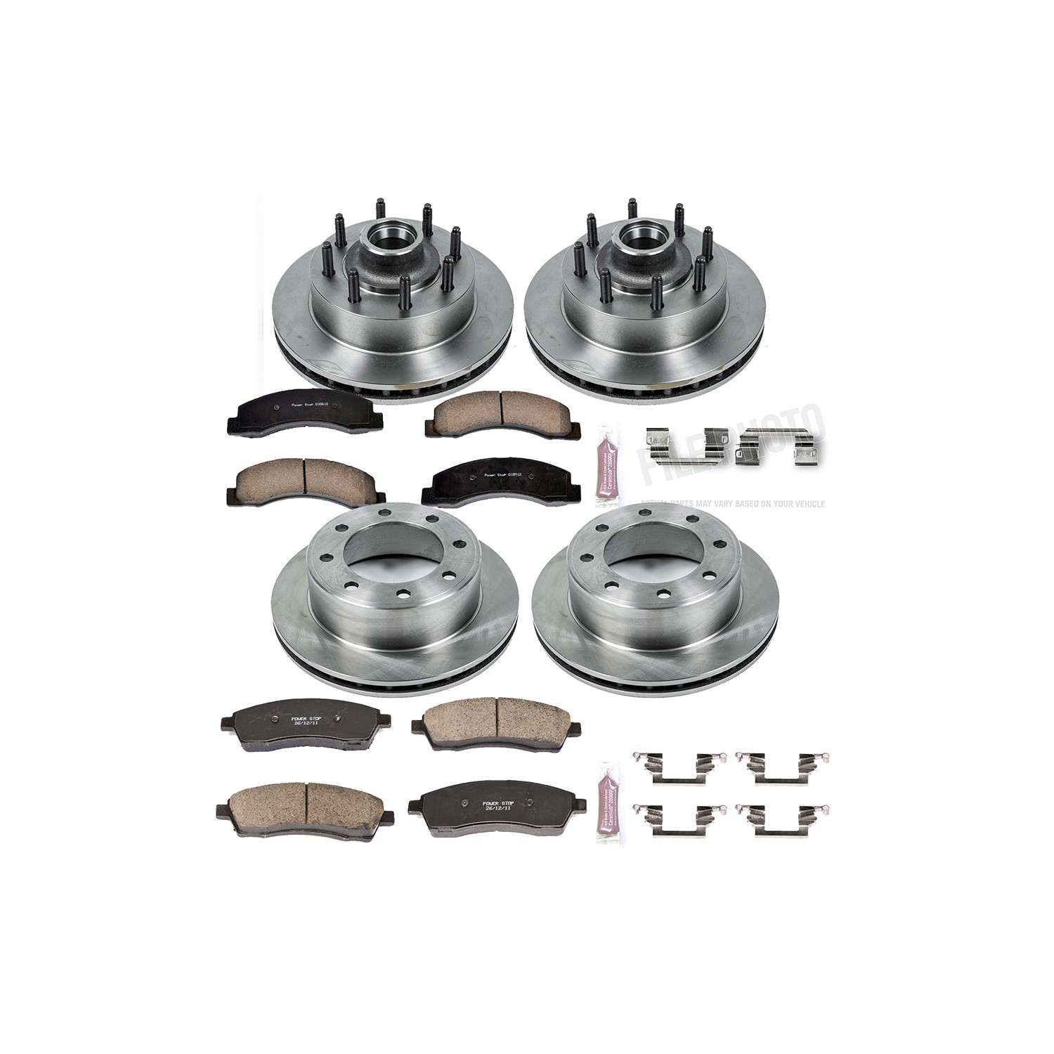 Power Stop 99-01 Ford F-250 Super Duty Front & Rear Autospecialty Brake Kit