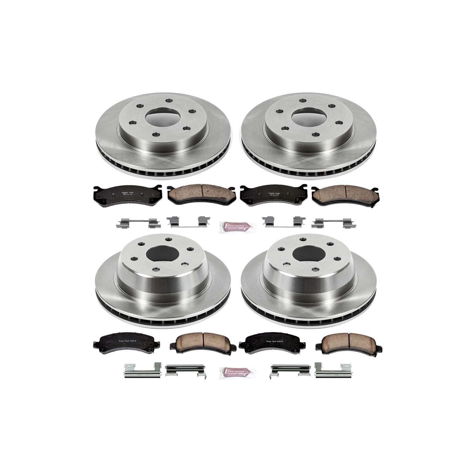 Power Stop 03-06 Cadillac Escalade Front & Rear Autospecialty Brake Kit