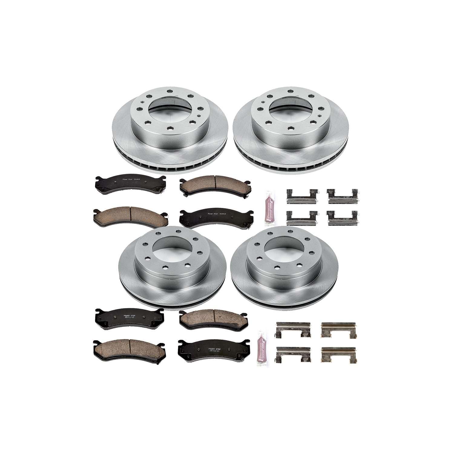 Power Stop 01-03 Chevrolet Silverado 1500 HD Front & Rear Autospecialty Brake Kit