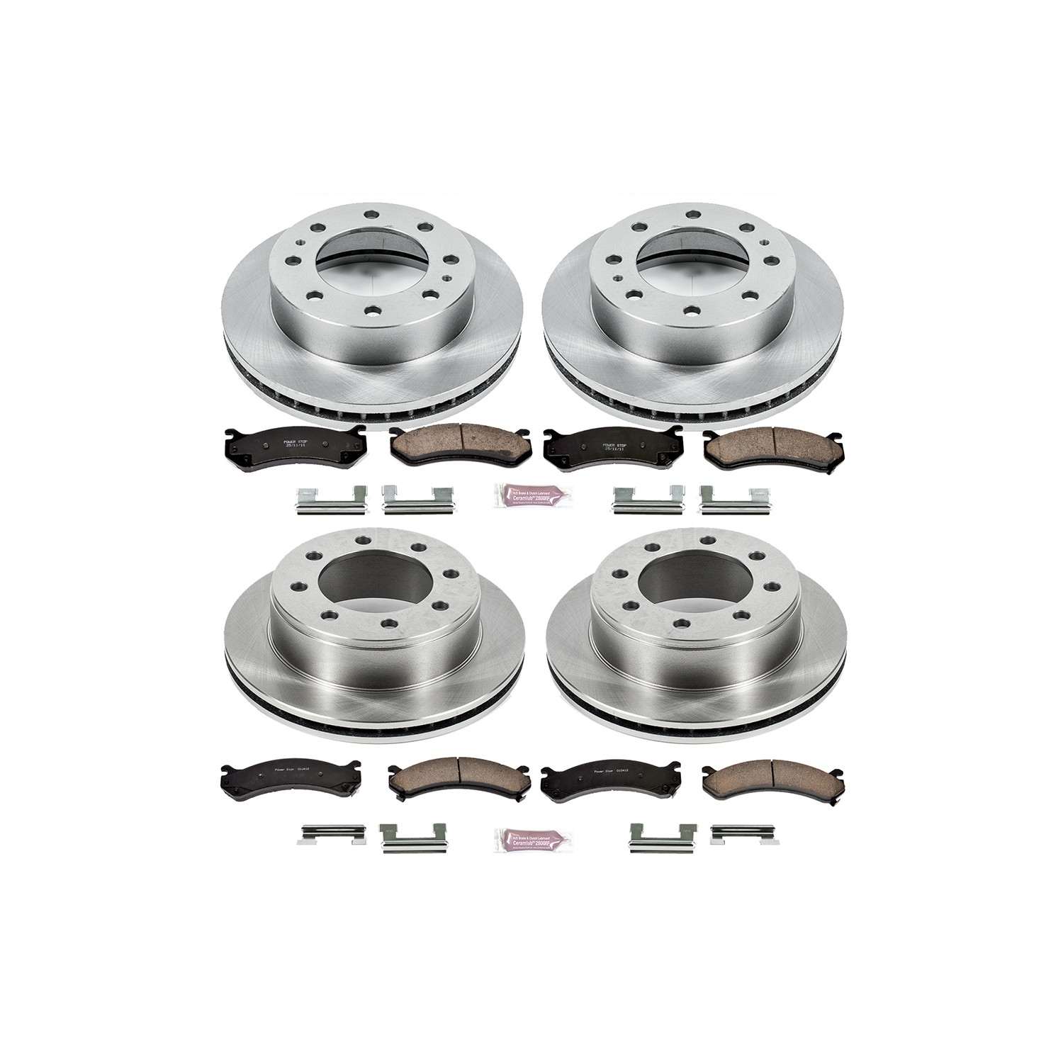 Power Stop 02-06 Chevrolet Avalanche 2500 Front & Rear Autospecialty Brake Kit