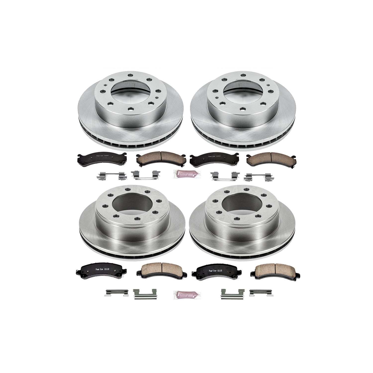 Power Stop 06-17 Chevrolet Express 2500 Front & Rear Autospecialty Brake Kit
