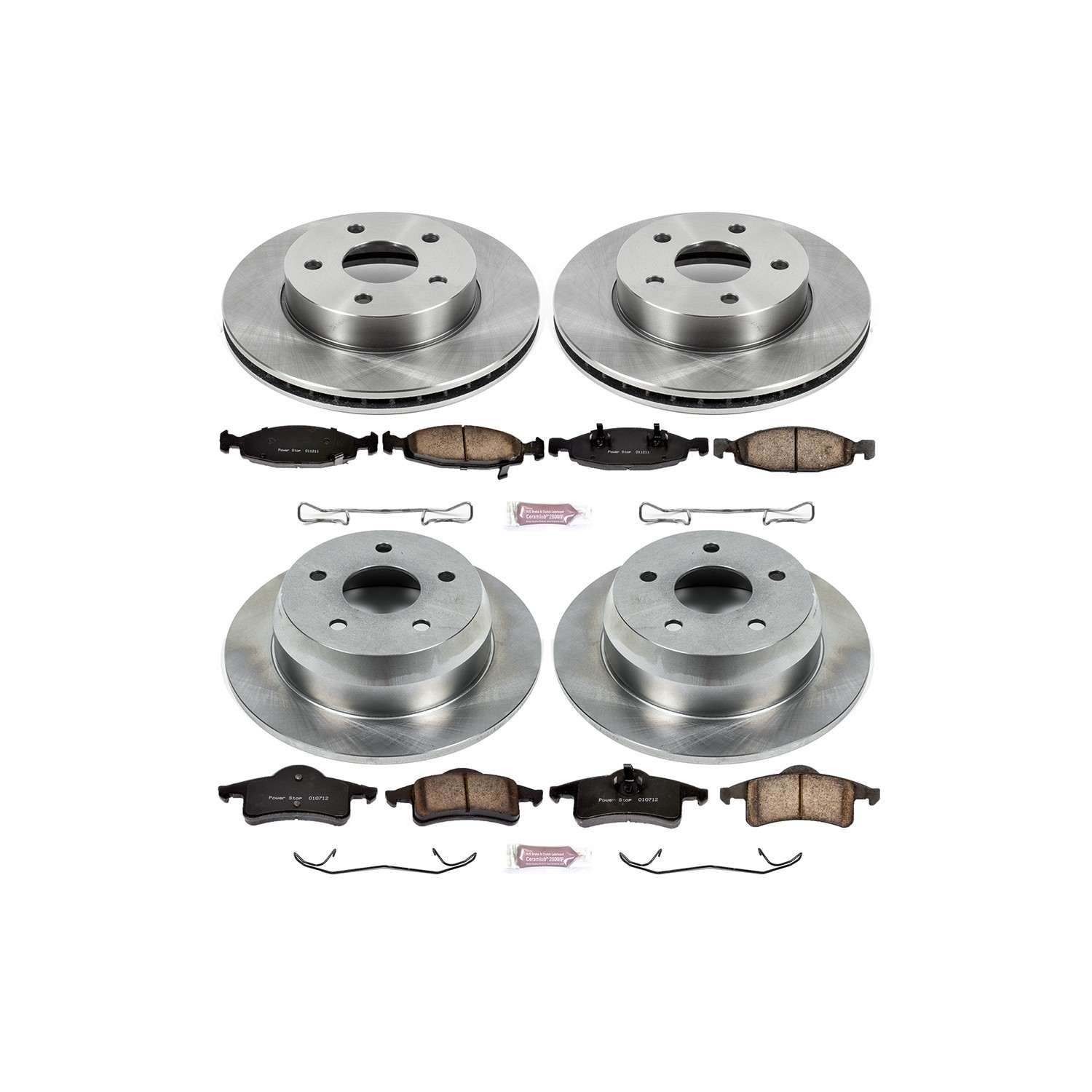 Power Stop 99-02 Jeep Grand Cherokee Front & Rear Autospecialty Brake Kit
