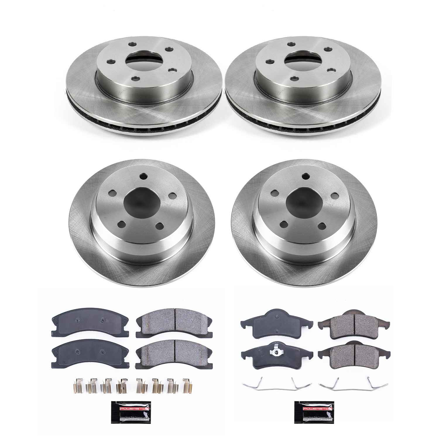 Power Stop 99-04 Jeep Grand Cherokee Front & Rear Autospecialty Brake Kit
