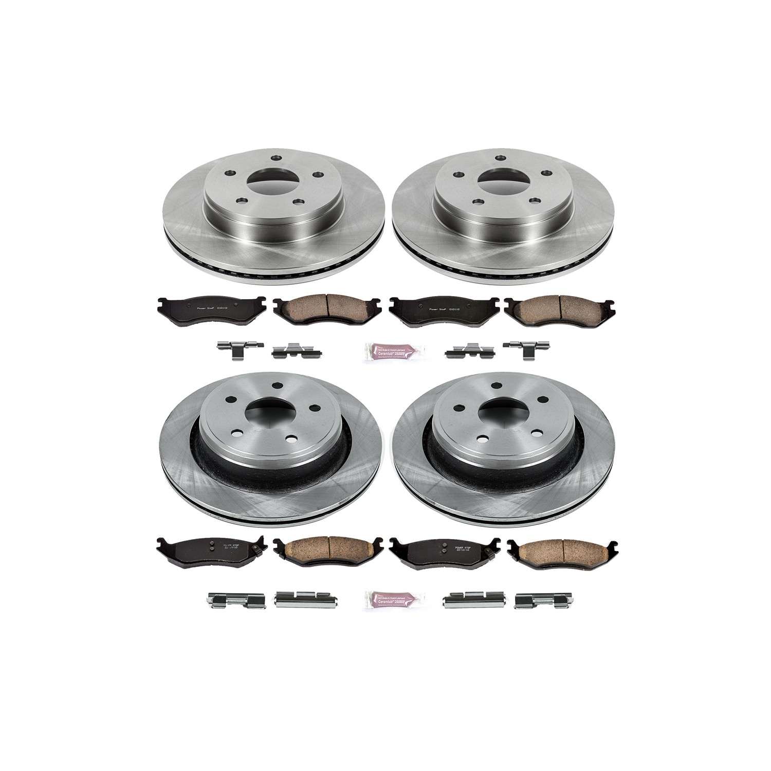 Power Stop 03-05 Dodge Ram 1500 Front & Rear Autospecialty Brake Kit