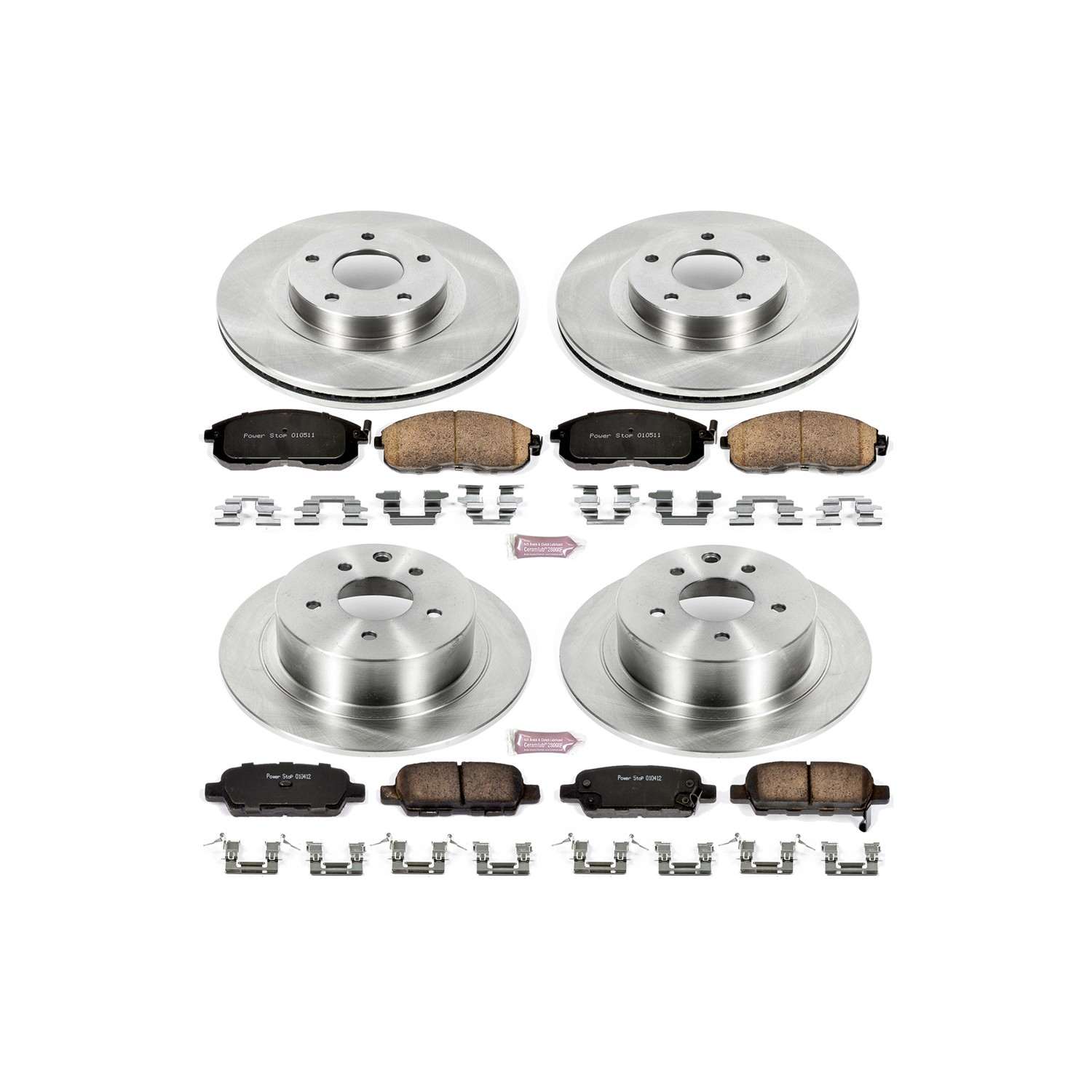 Power Stop 02-06 Nissan Altima Front & Rear Autospecialty Brake Kit