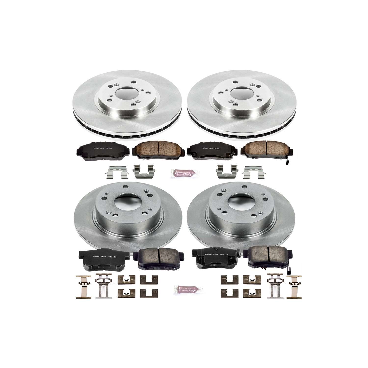 Power Stop 04-08 Acura TSX Front & Rear Autospecialty Brake Kit