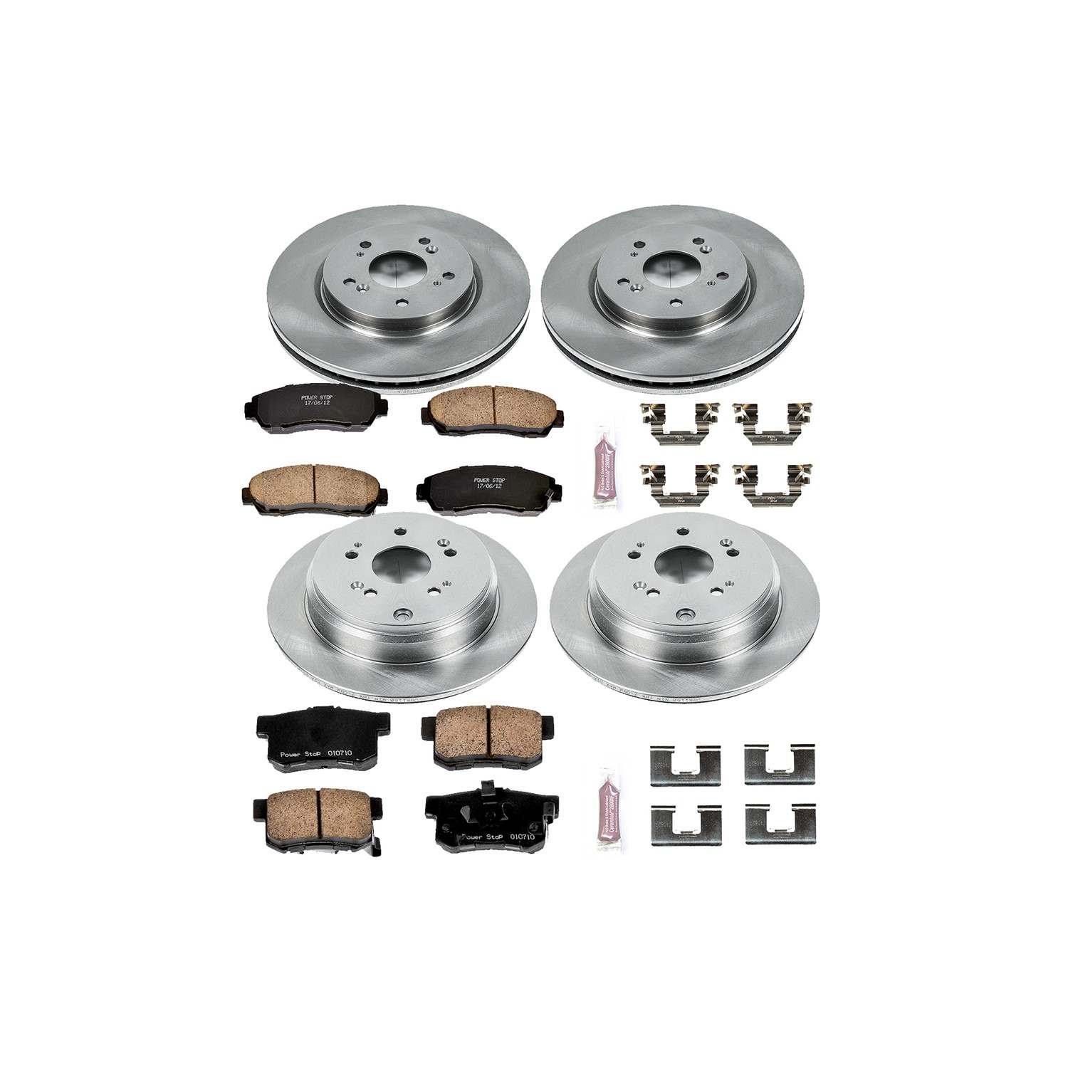 Power Stop 10-12 Acura RDX Front & Rear Autospecialty Brake Kit