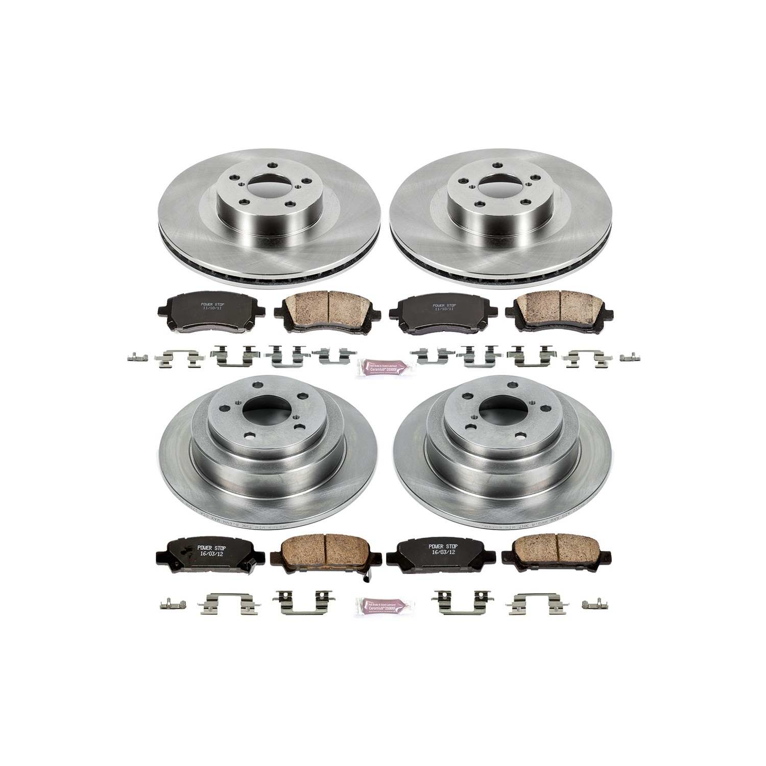 Power Stop 02-03 Subaru Impreza Front & Rear Autospecialty Brake Kit