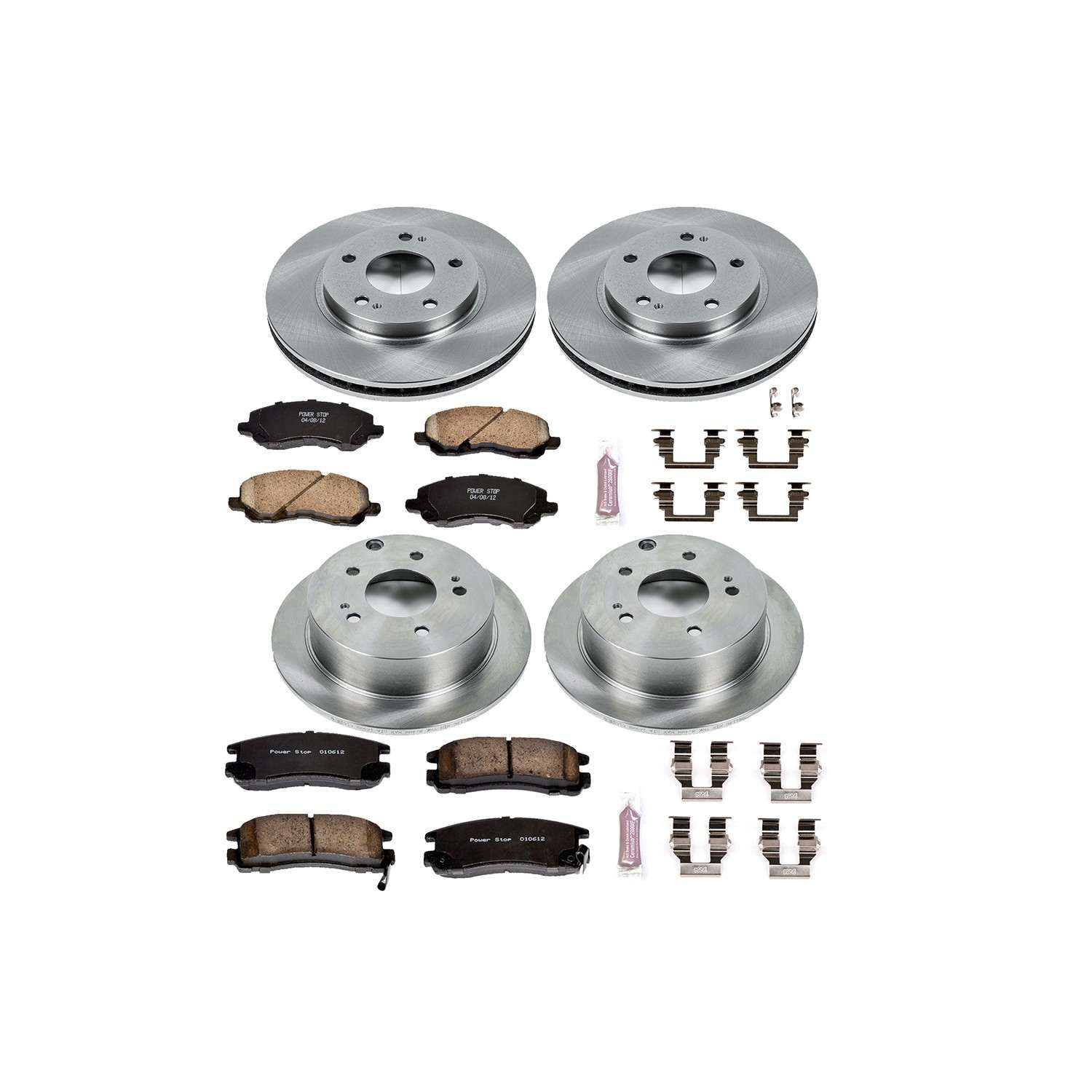 Power Stop 04-12 Mitsubishi Galant Front & Rear Autospecialty Brake Kit