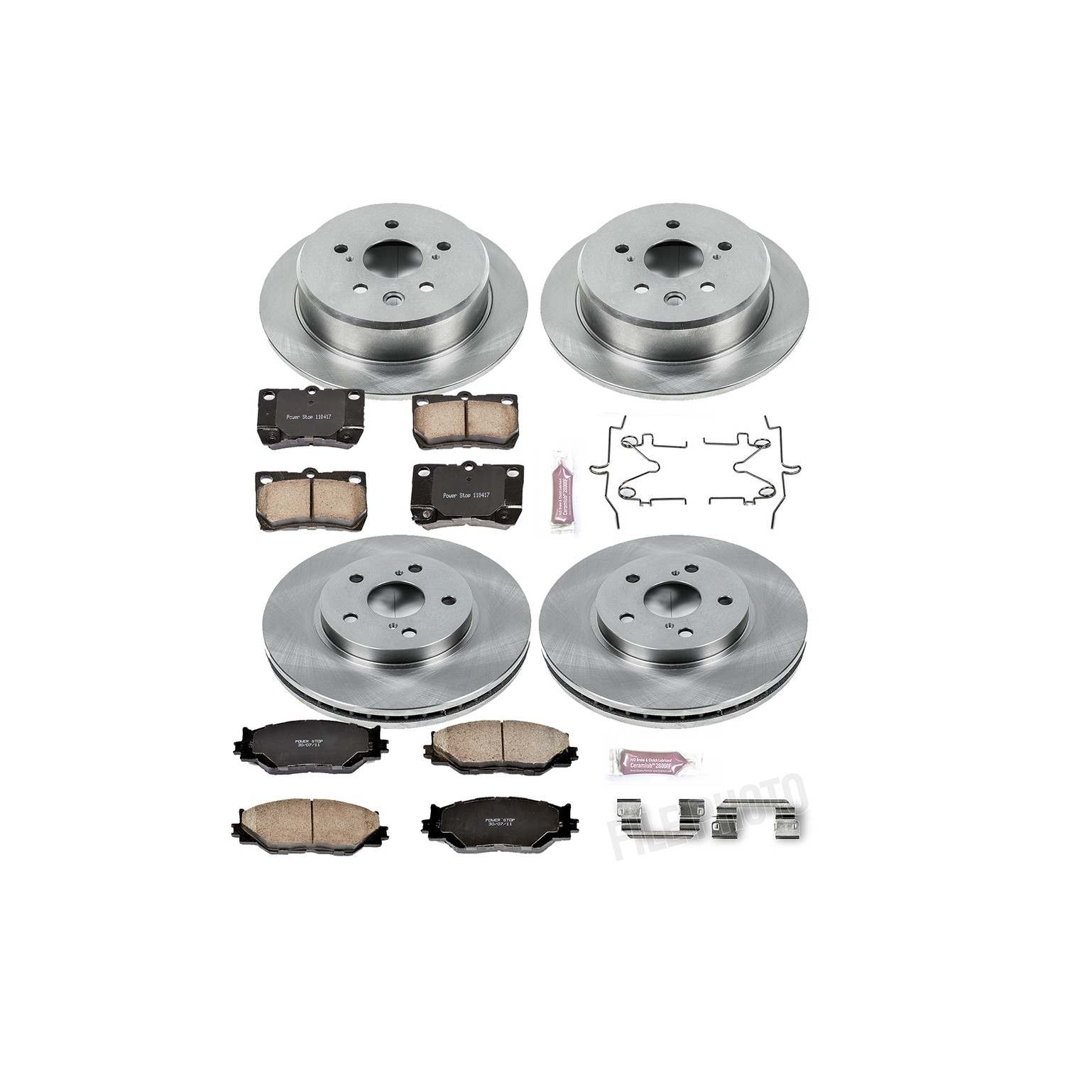 Power Stop 06-13 Lexus IS250 Front & Rear Autospecialty Brake Kit