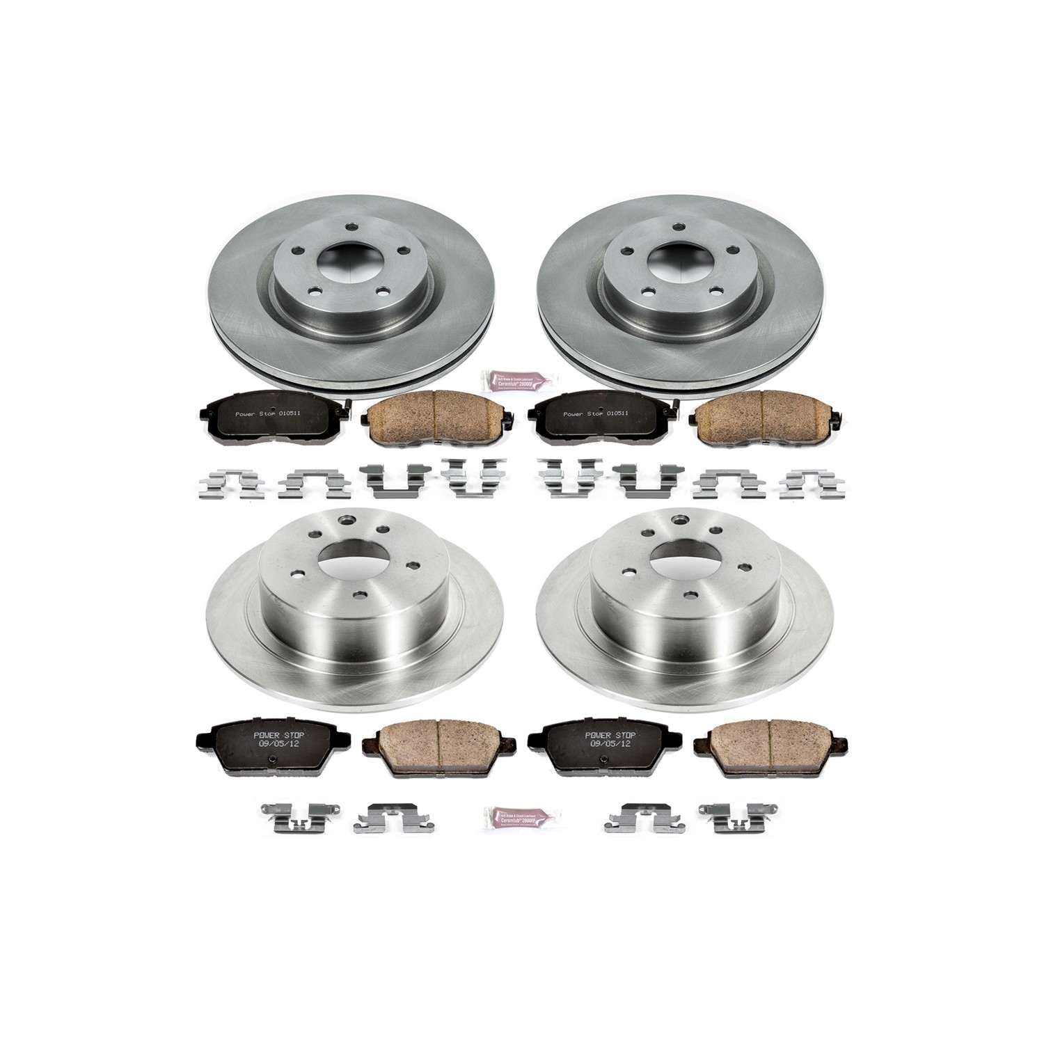 Power Stop 10-13 Nissan Altima Front & Rear Autospecialty Brake Kit