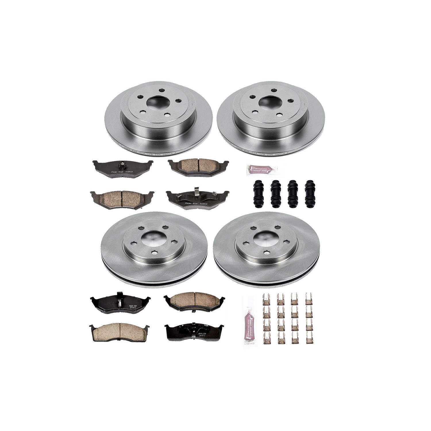 Power Stop 00-05 Dodge Neon Front & Rear Autospecialty Brake Kit