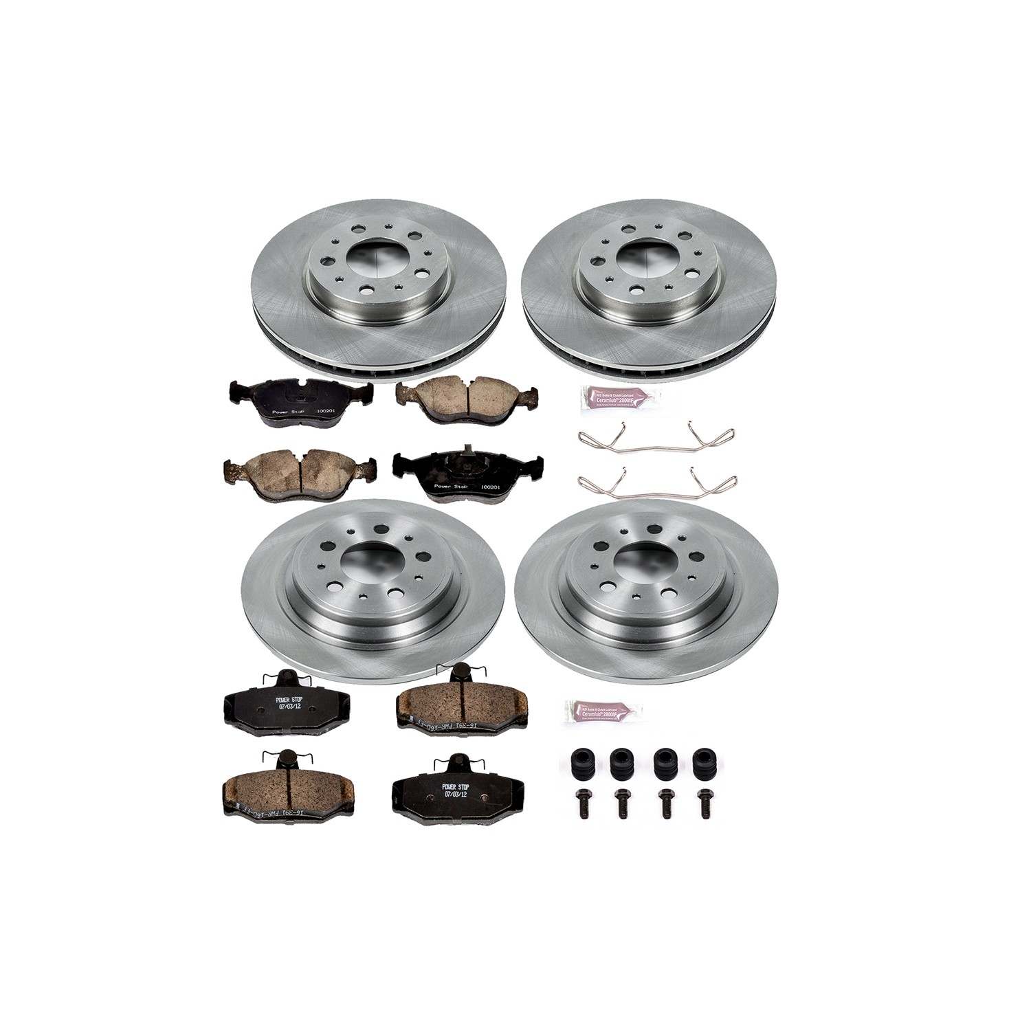 Power Stop 98-99 Volvo V70 Front & Rear Autospecialty Brake Kit