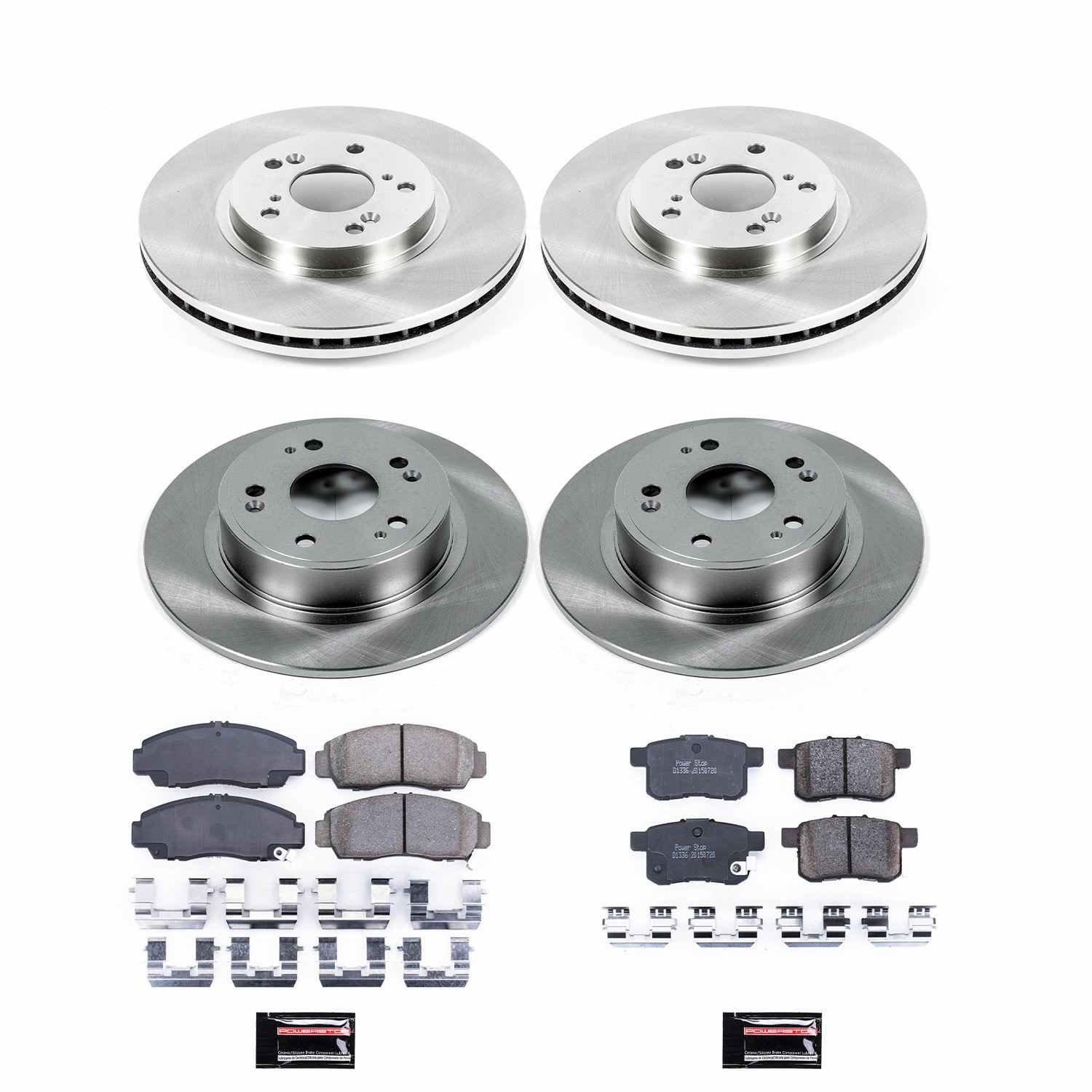 Power Stop 09-10 Acura TSX Front & Rear Autospecialty Brake Kit