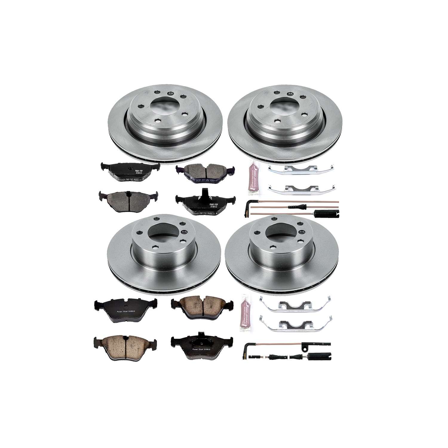 Power Stop 01-03 BMW 525i Front & Rear Autospecialty Brake Kit