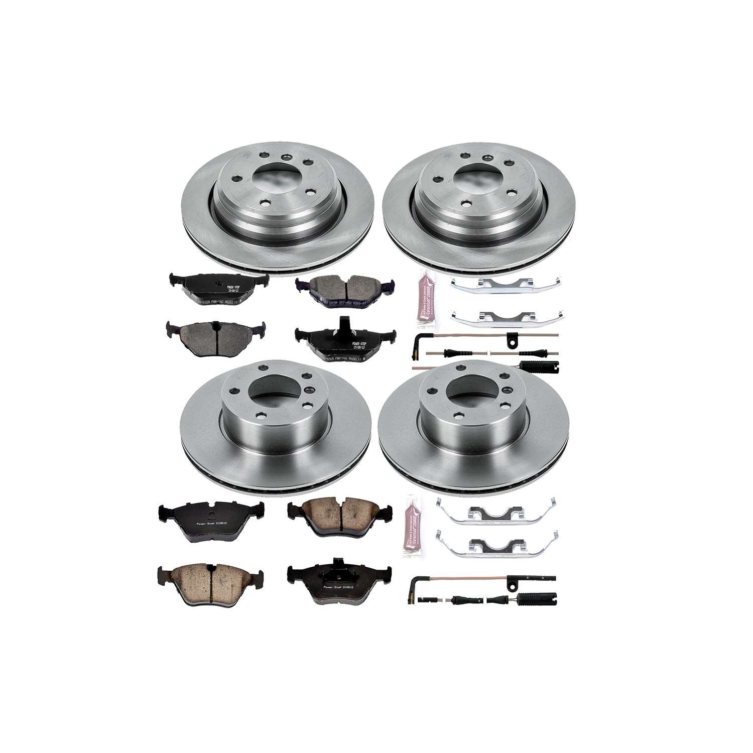 Power Stop 01-03 BMW 525i Front & Rear Autospecialty Brake Kit
